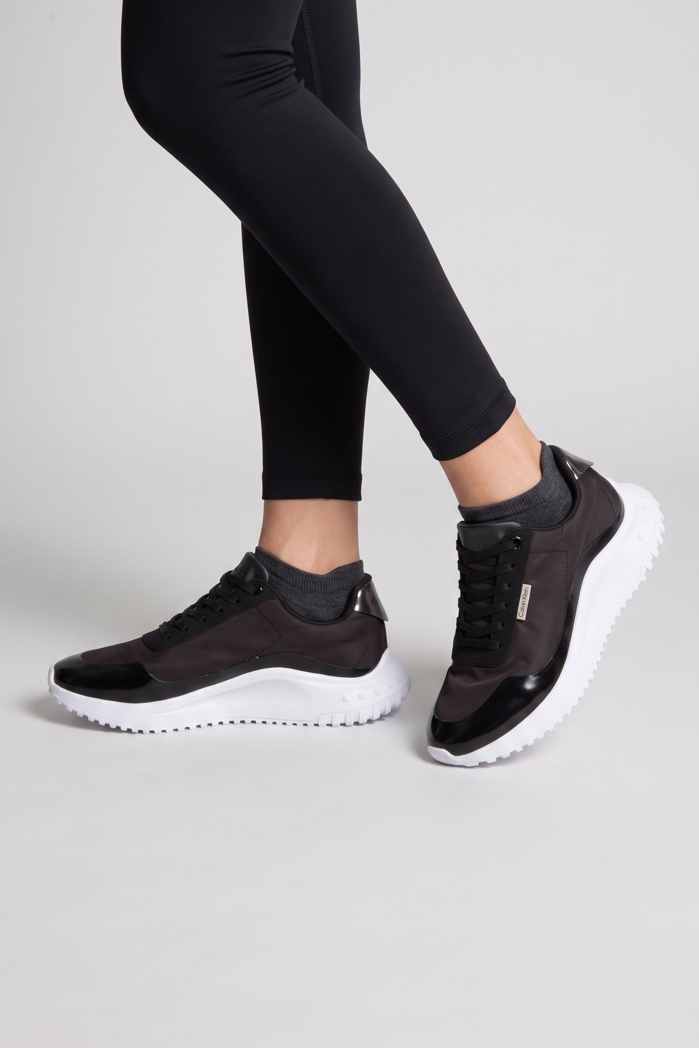 EVA RUNNER LACE UP BLACK/GUN METAL 2
