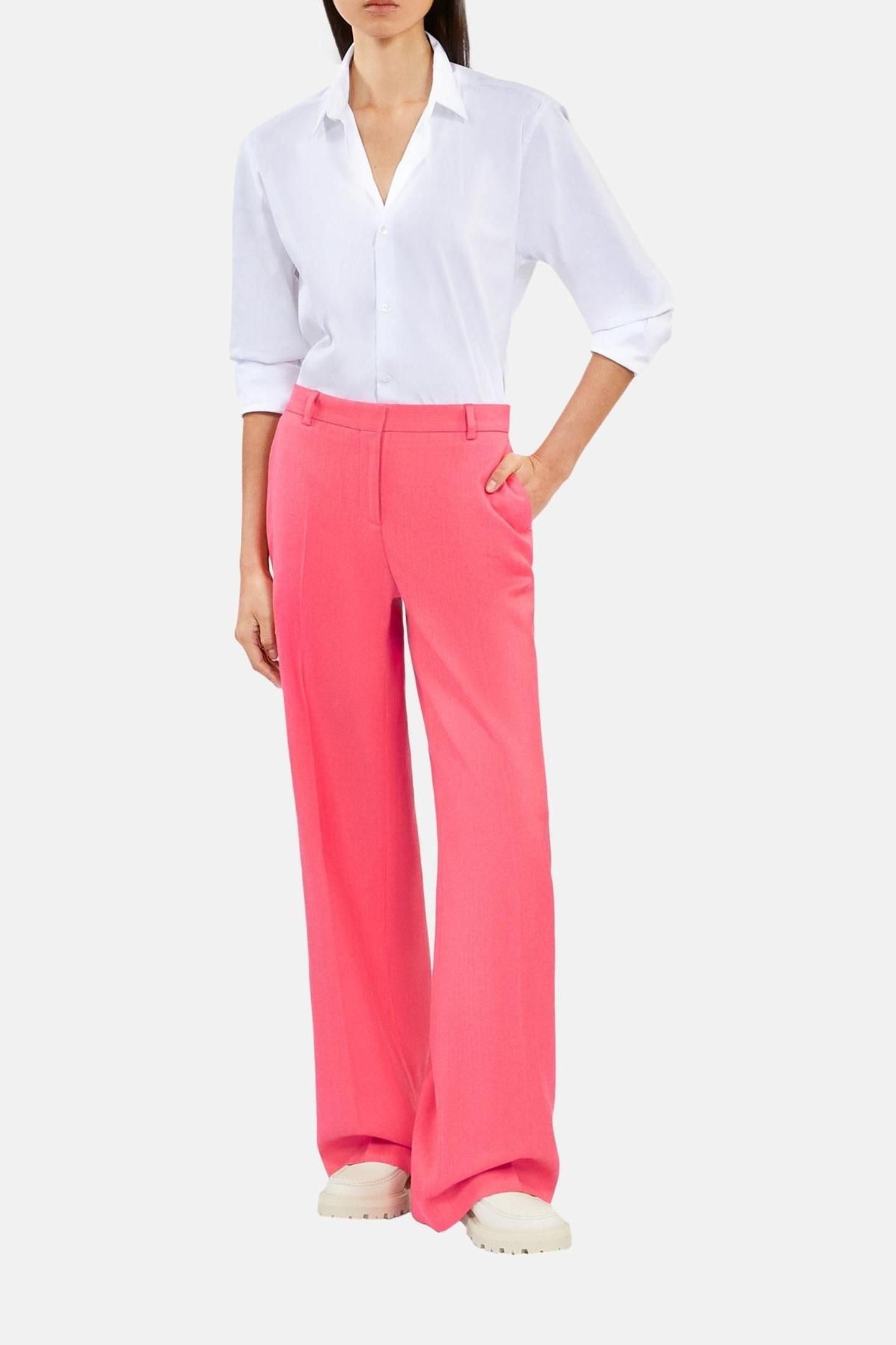 FLARE SUIT PANTS RETRO PINK 2