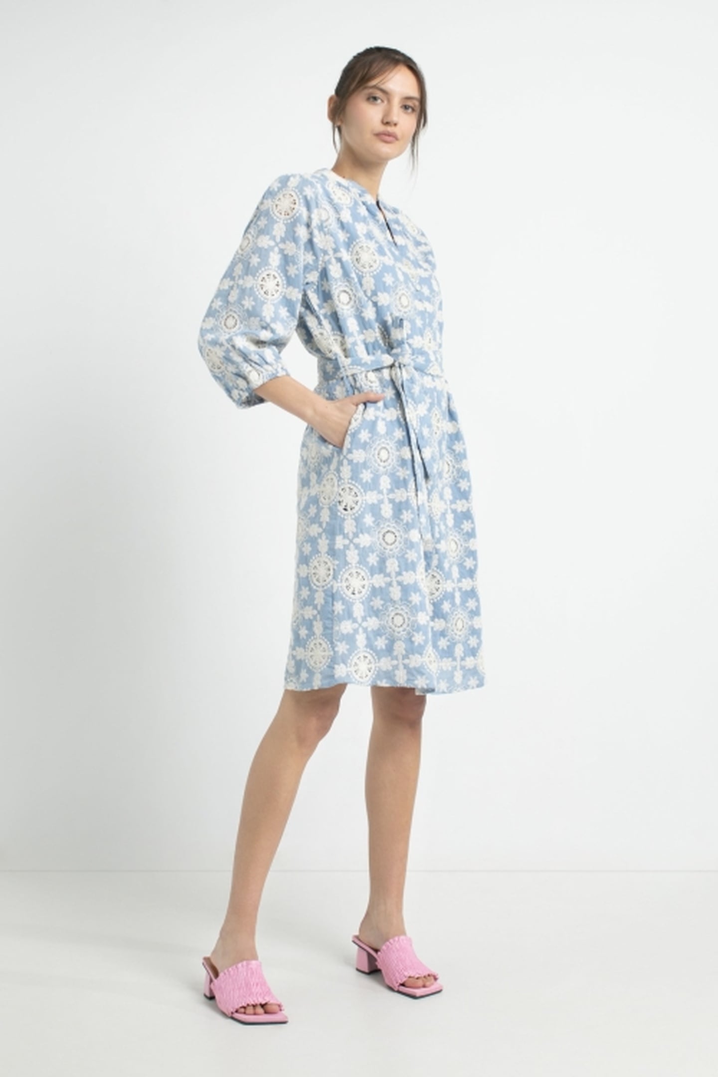 DJENNA DRESS LIGHT BLUE 1