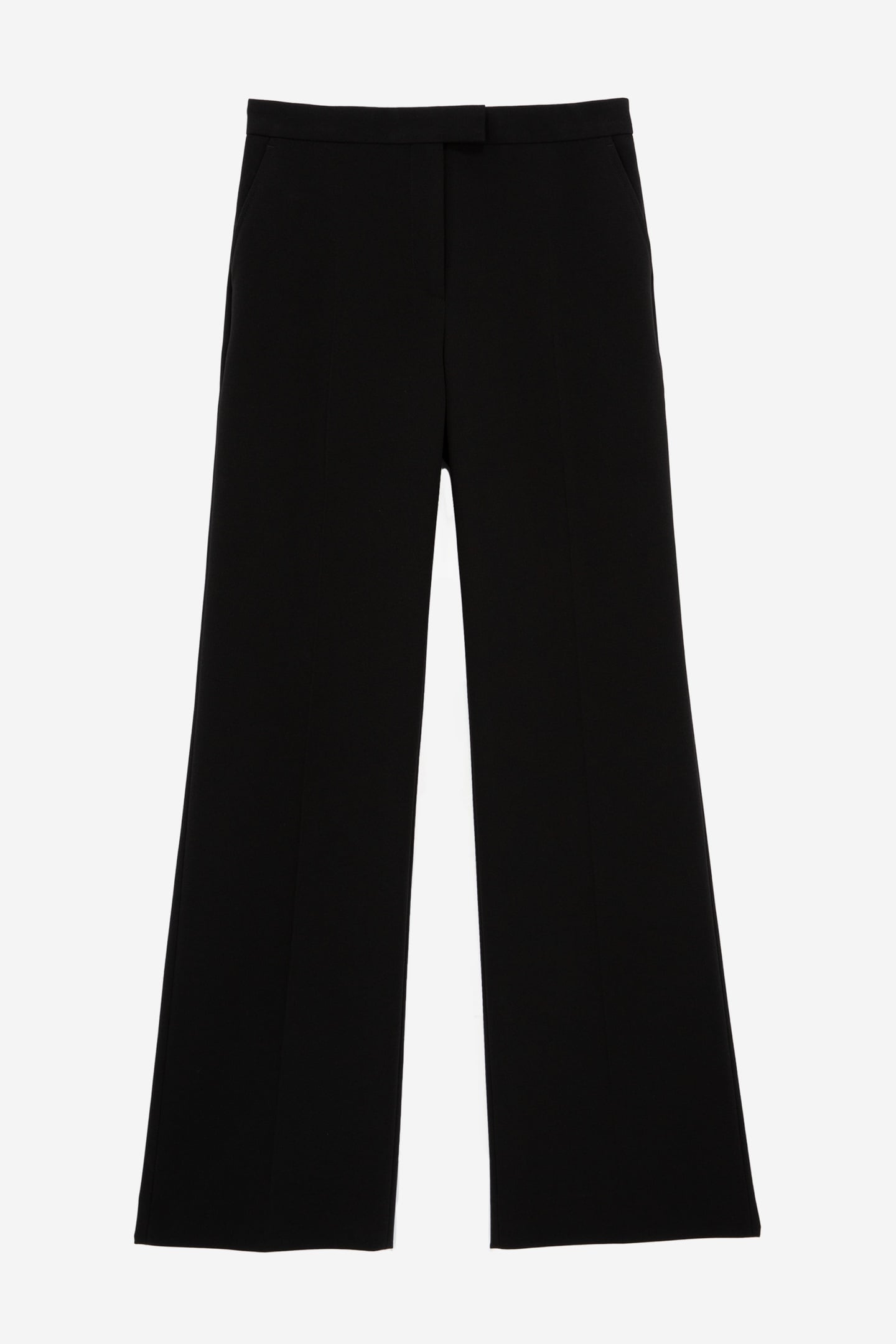 STRAIGHT-LEG SUIT TROUSERS BLACK 5