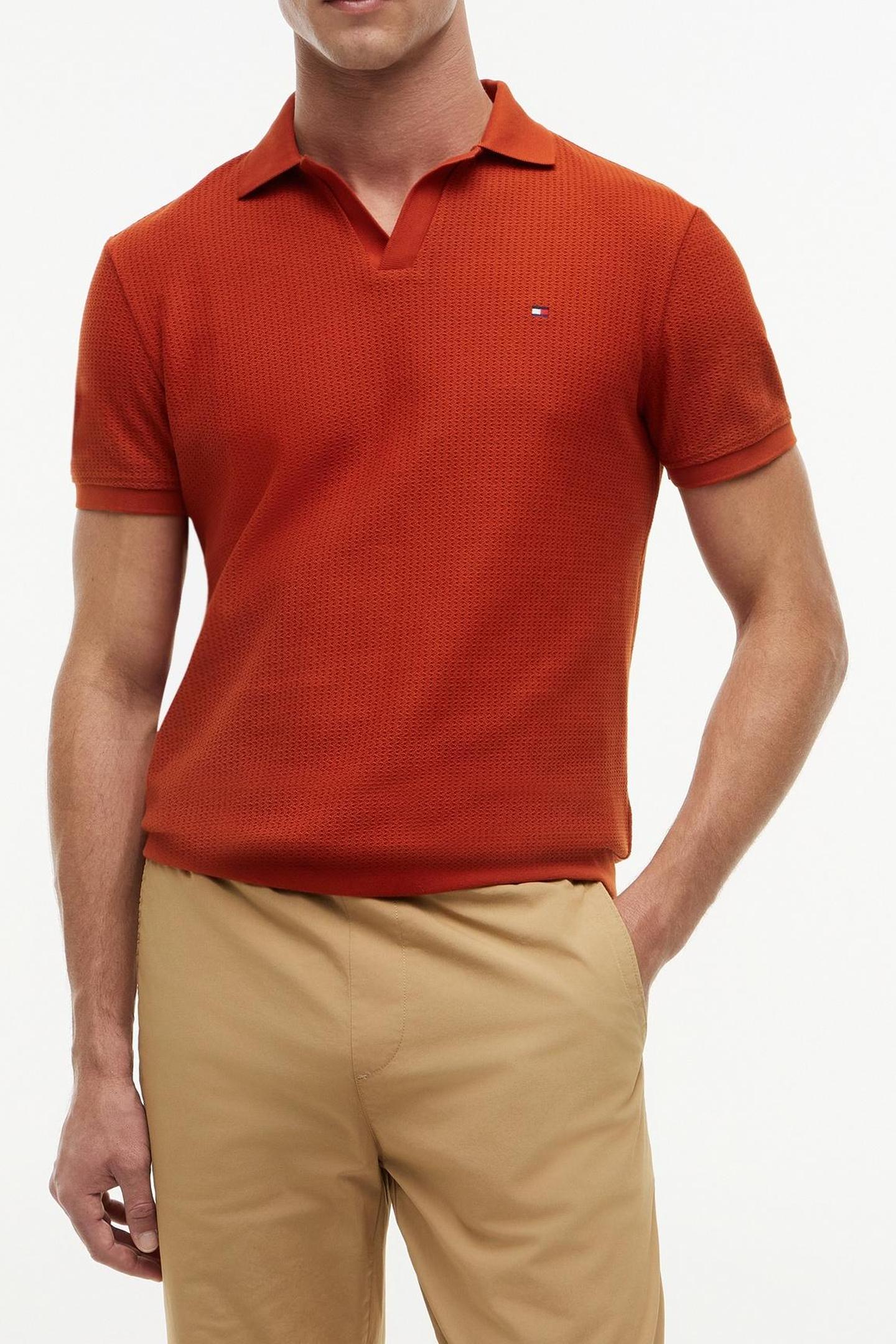 JONNY COLLAR TEXTURE RUSTY OCHRE 1