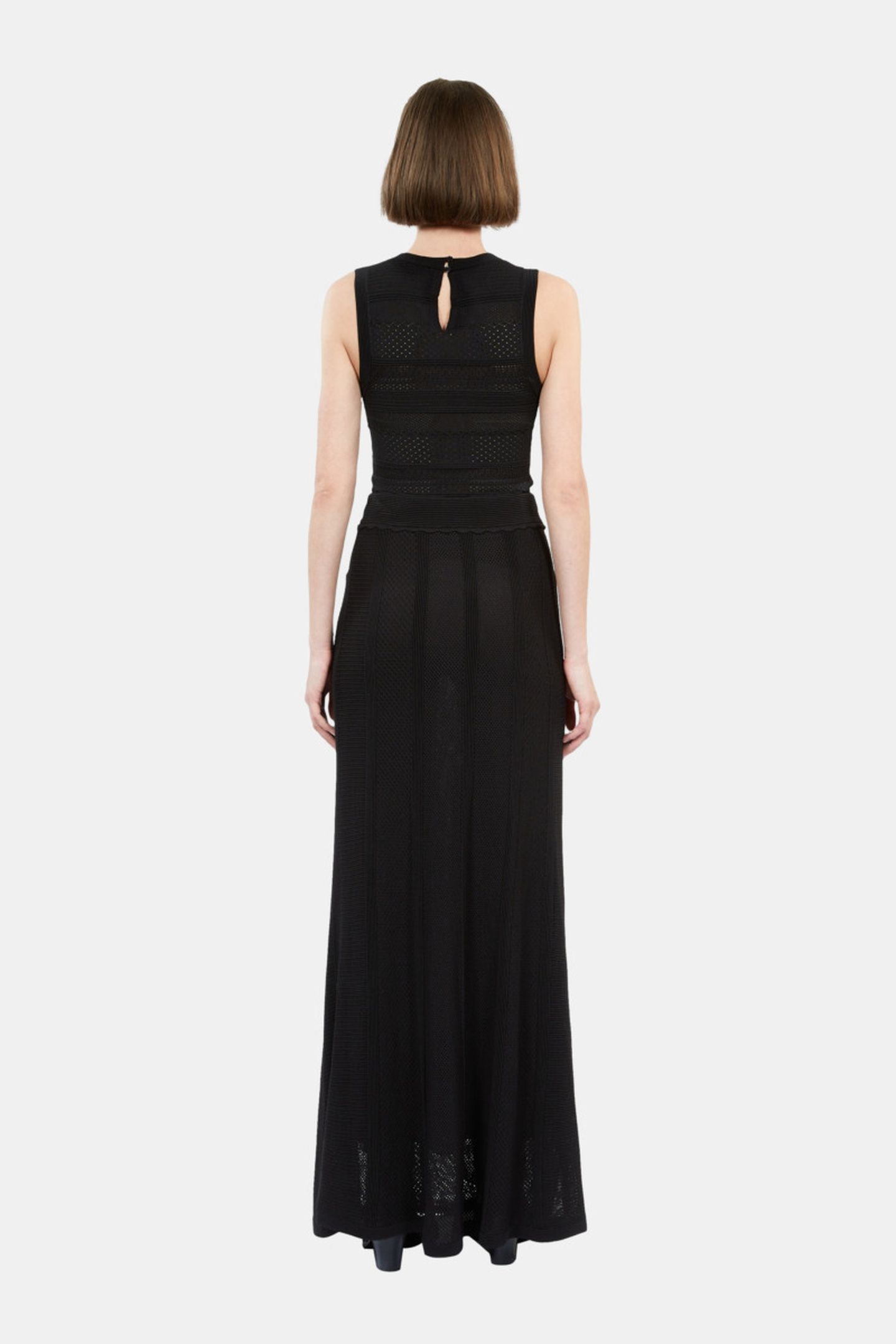 SLEEVELESS TOP WITH STITCHING DETAILS BLACK 5