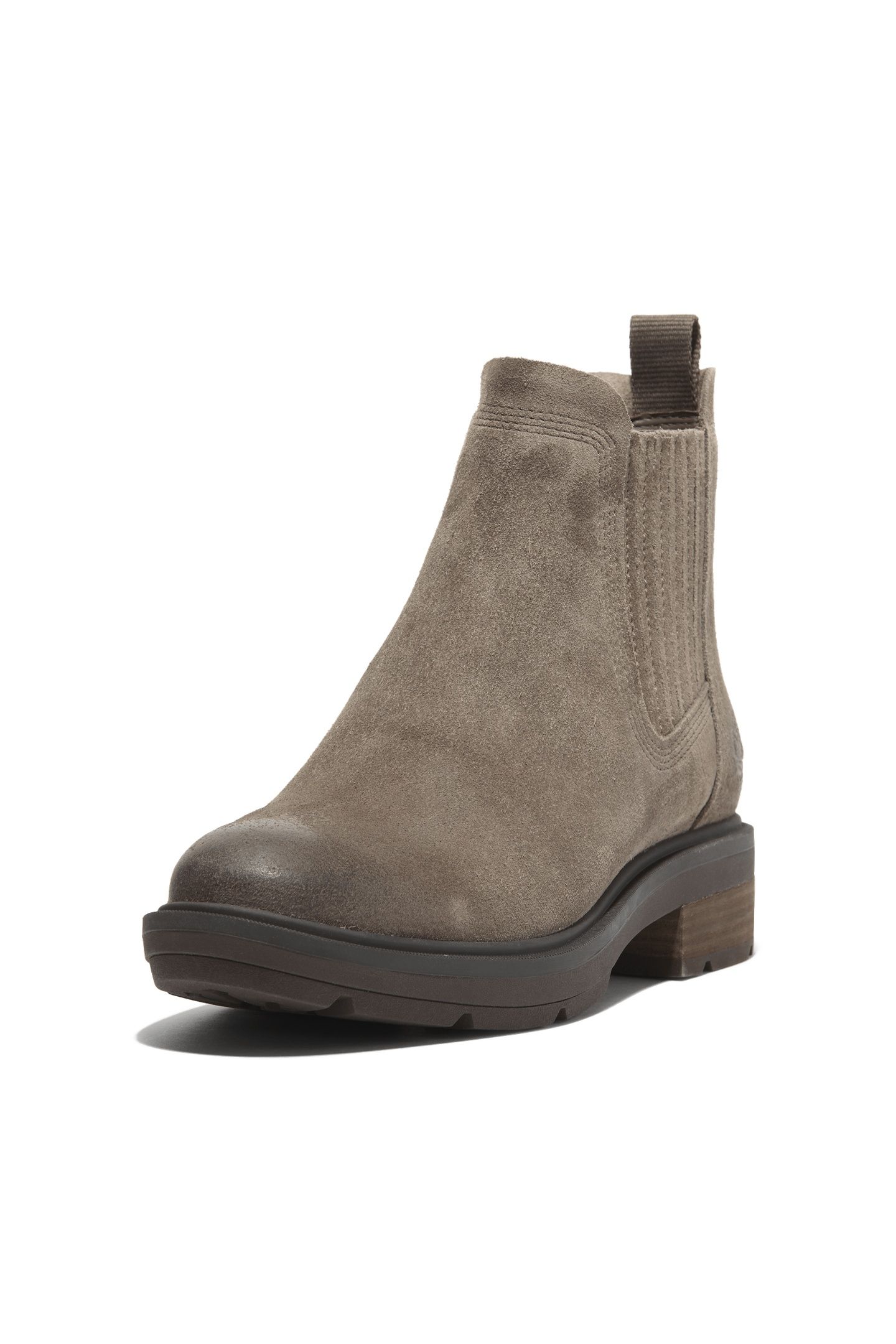 BRIMFIELD MID CHELSEA BOOT MEDIUM BROWN SUEDE 2
