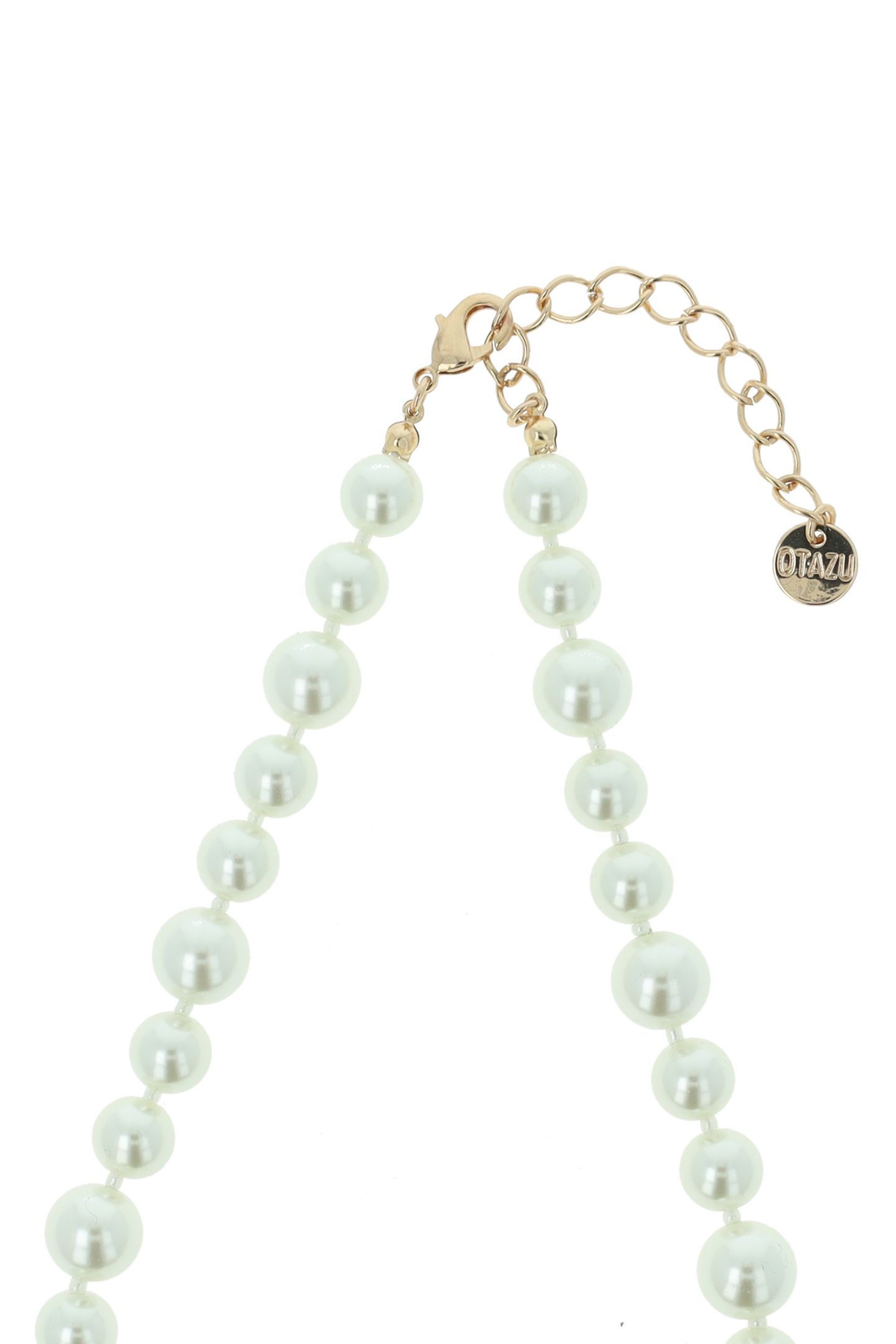 CLASSIC PEARL NECKLACE - SMALL CREAM 2