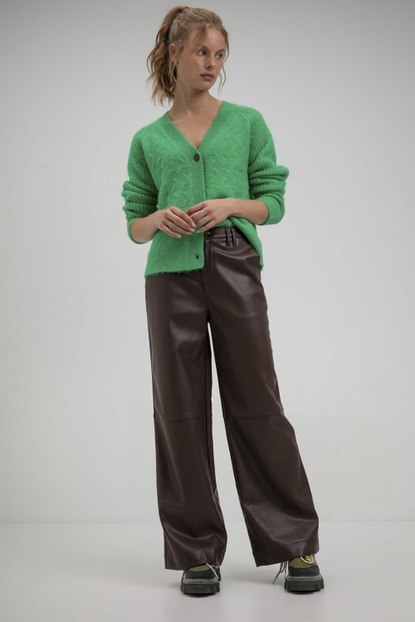 SYLVIE CARDIGAN PARROT GREEN 2