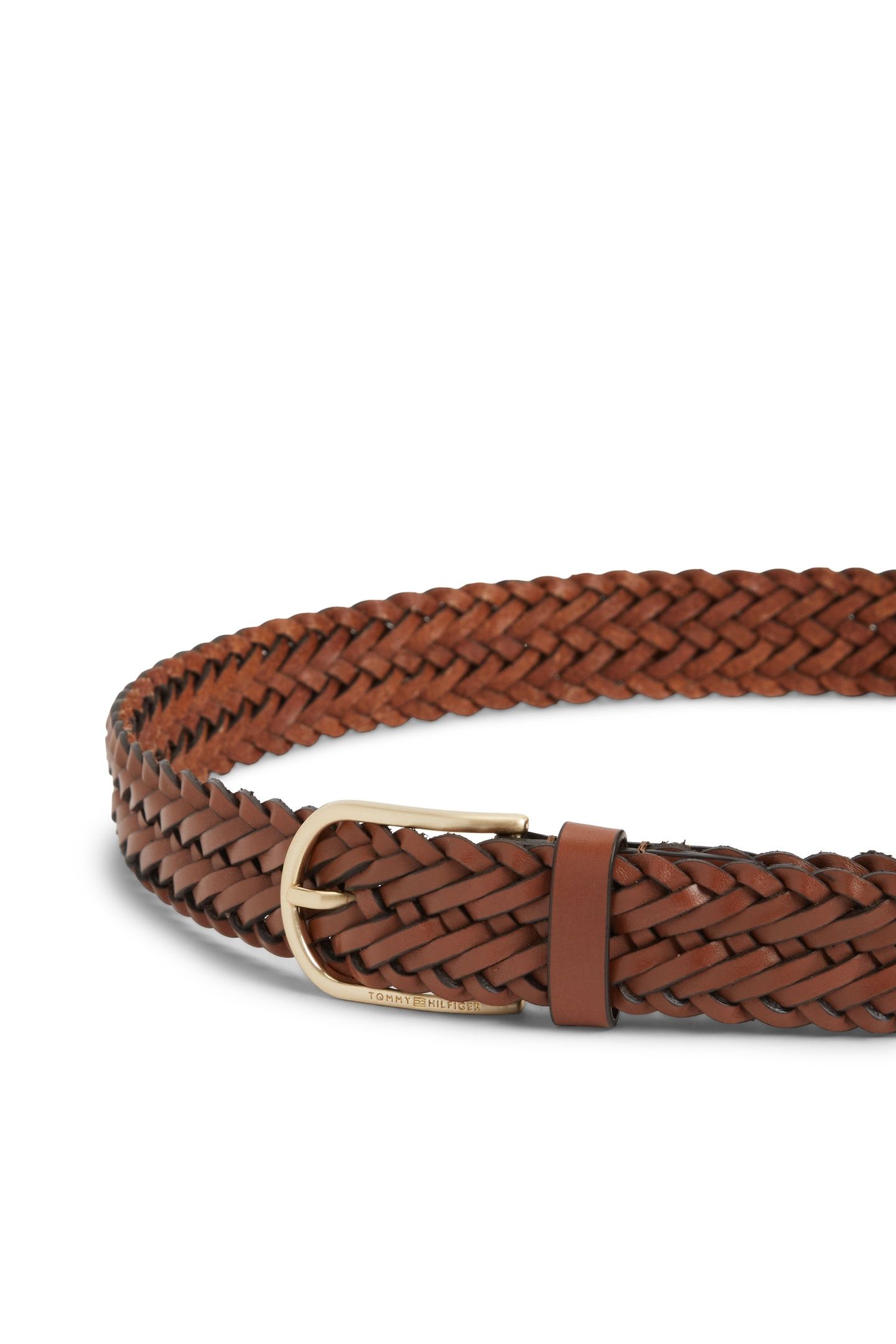 ARCHIVE WOVEN LEATHER BELT WINTER COGNAC 4