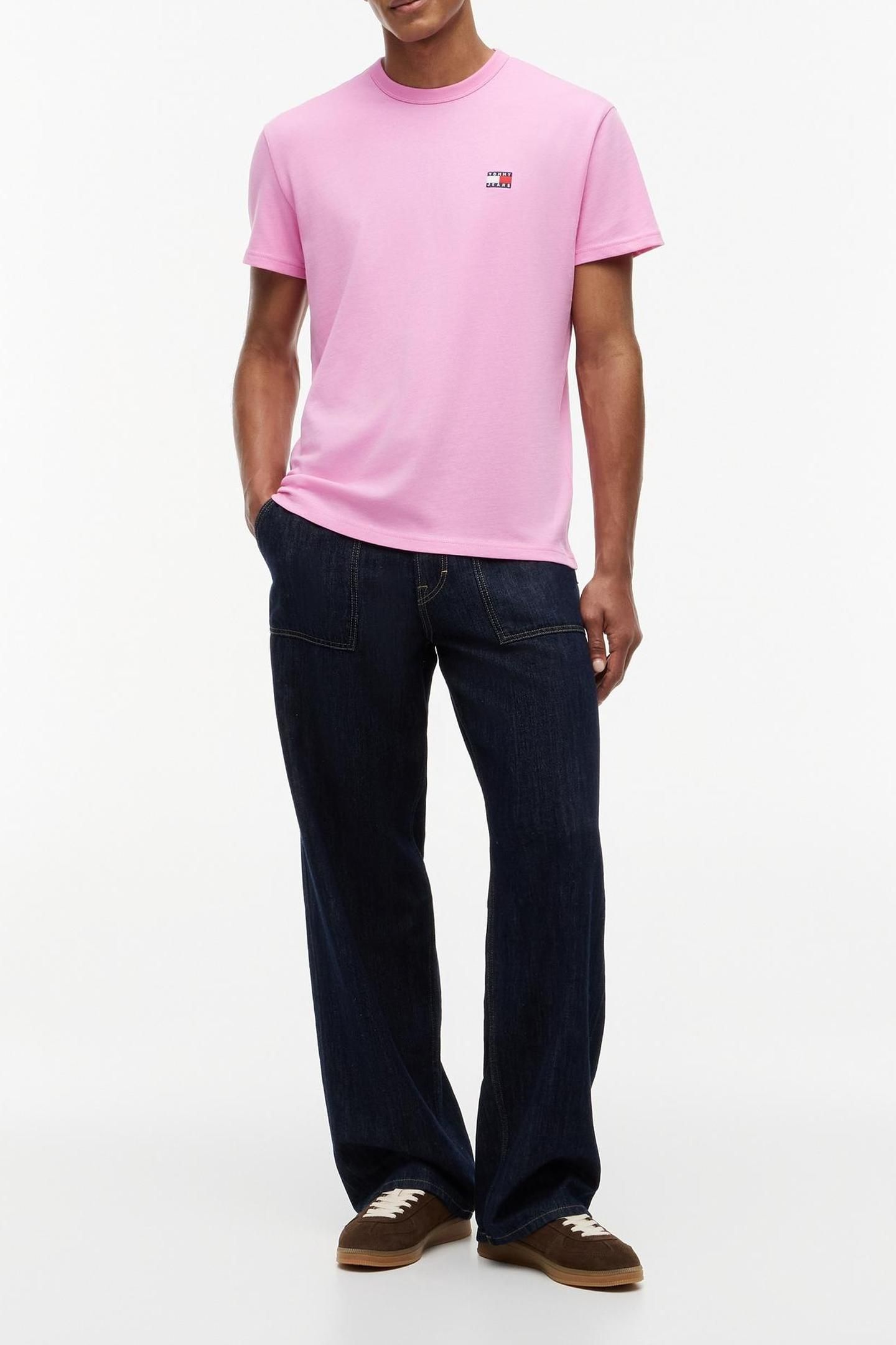 REGULAR BADGE TEE EX PINK DAISY 4