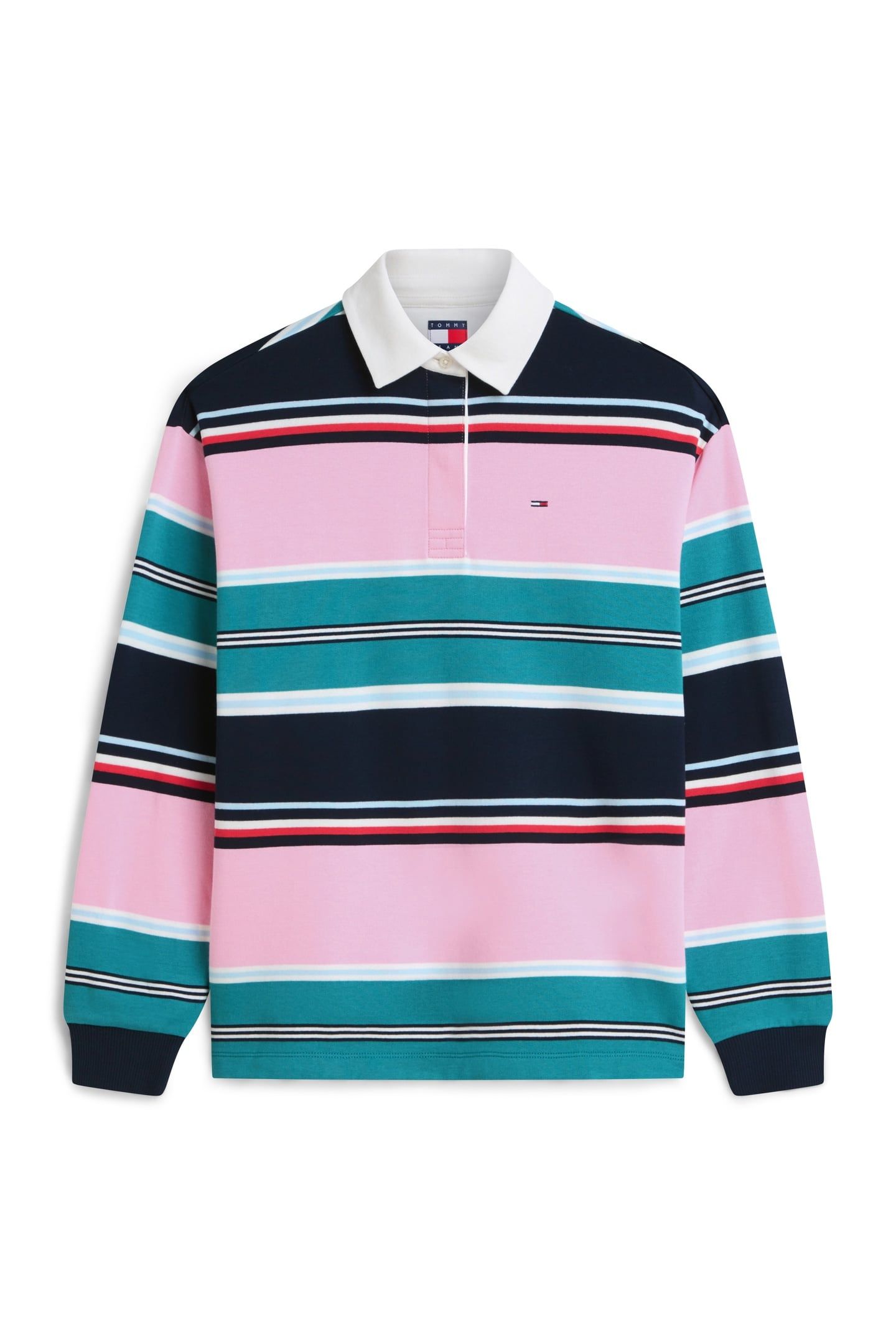 RELAXED MULTI STRIPE PINK DAISY/MULTI STRIPE 4