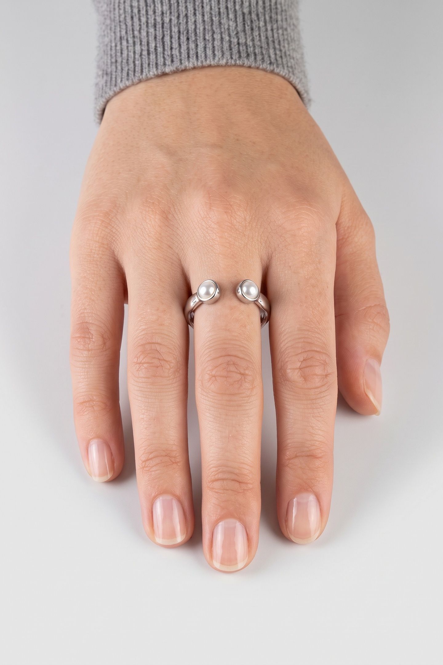 DEWDROP RING SILVER 1