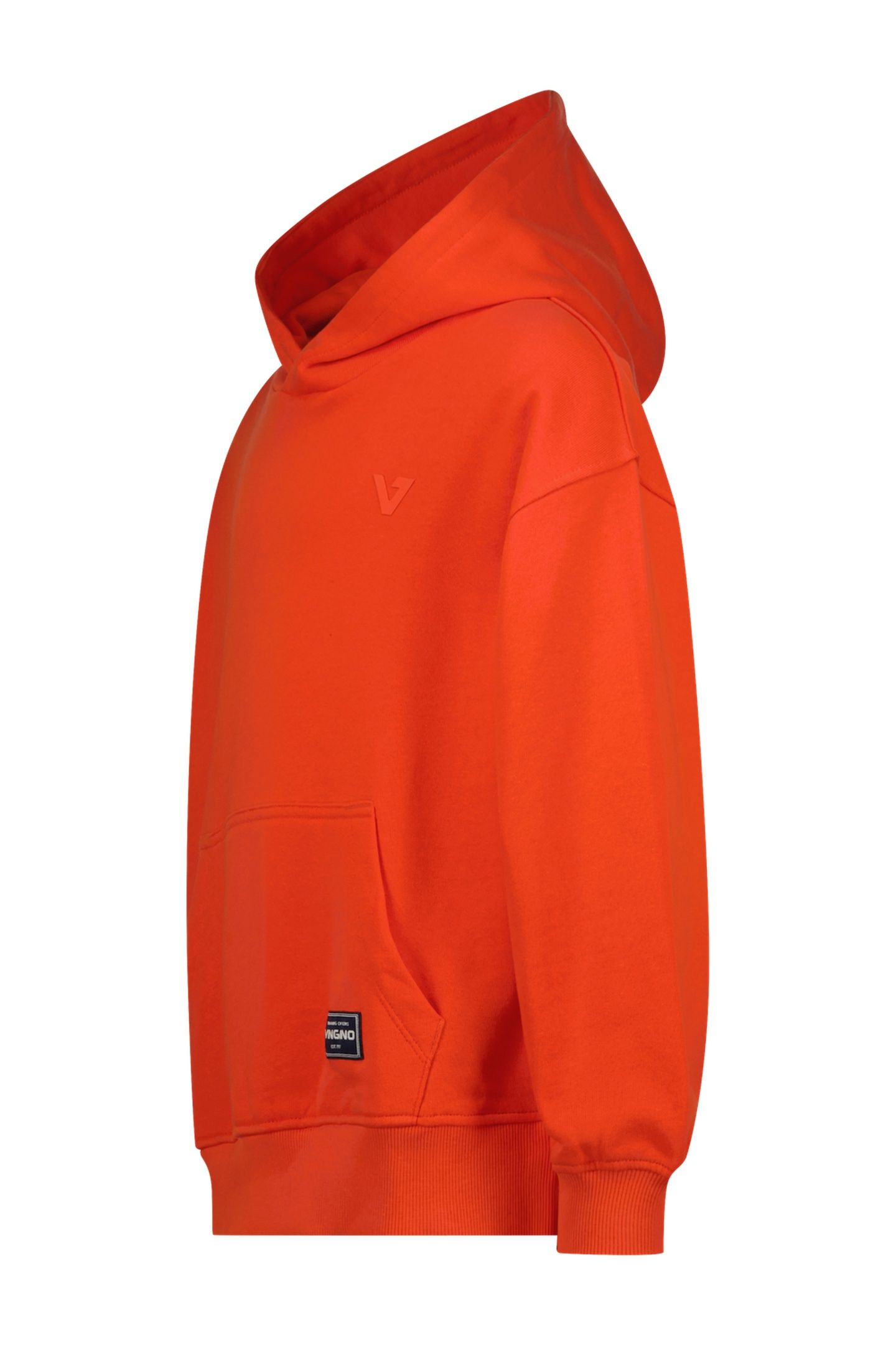 BOYS BASIC-HOODY SWEATER CHERRY TOMATO 2