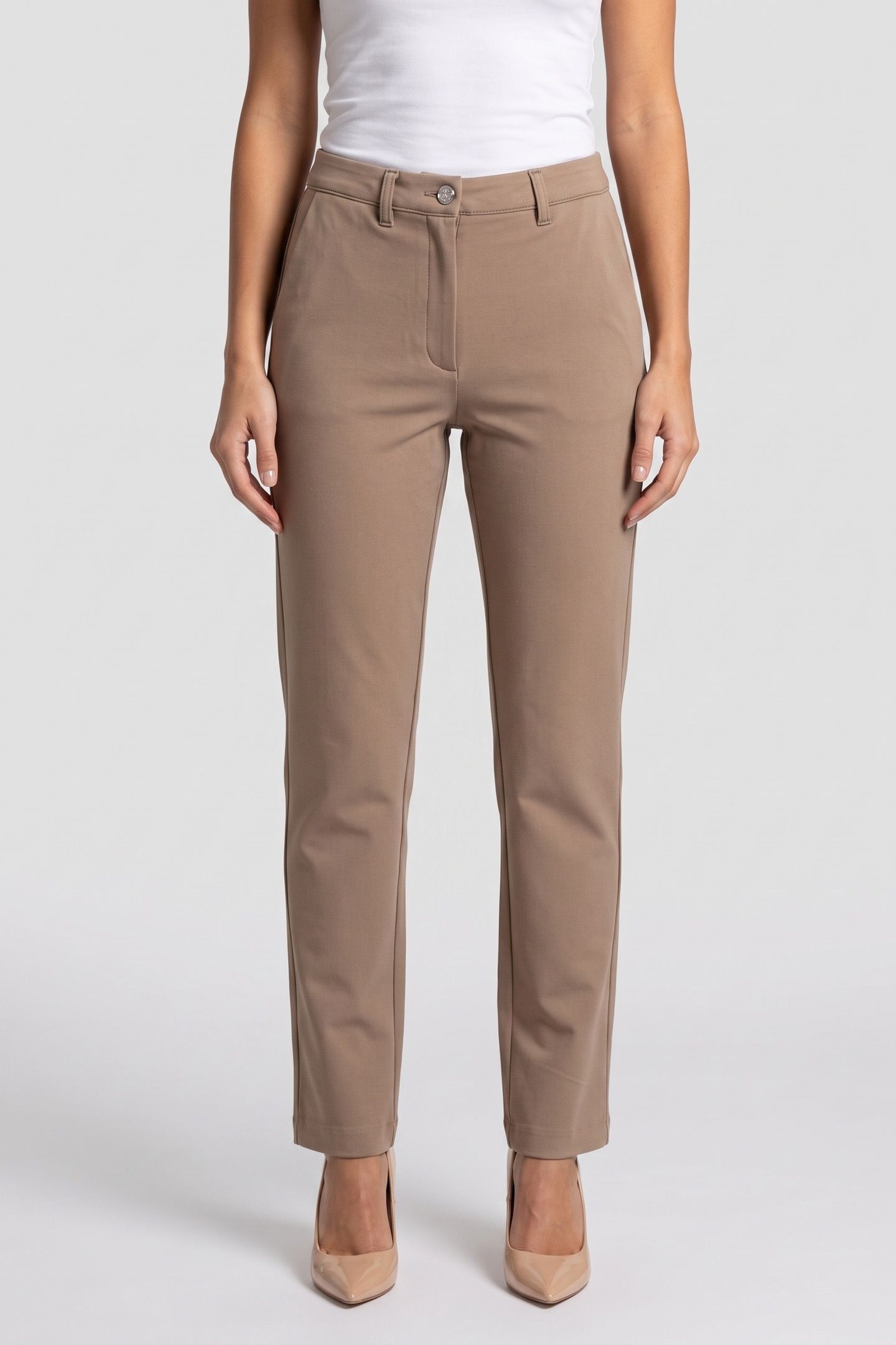 GUESS ECO NEW ZOE PANT SILK TAUPE 1