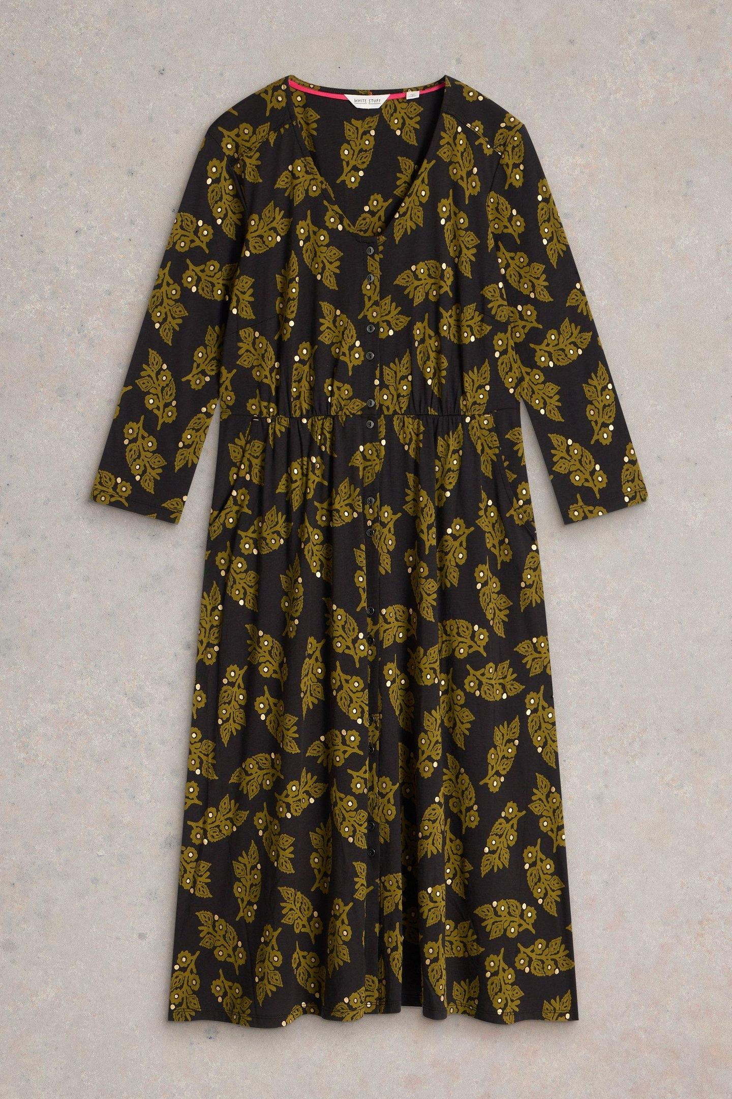 MIA JERSEY DRESS BLACK MULTI 4