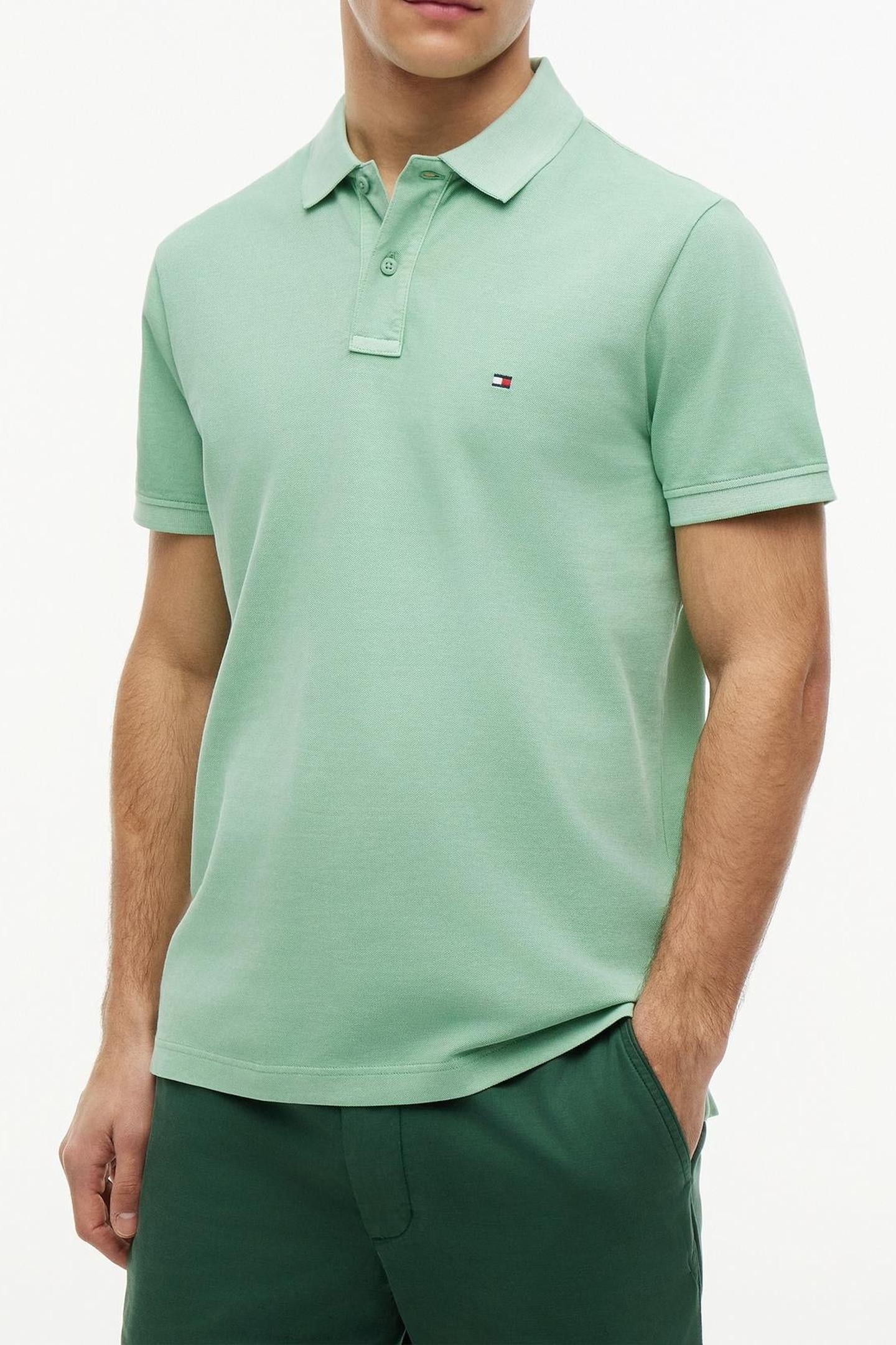 GARMENT DYE REGULAR POLO CUT GRASS 1
