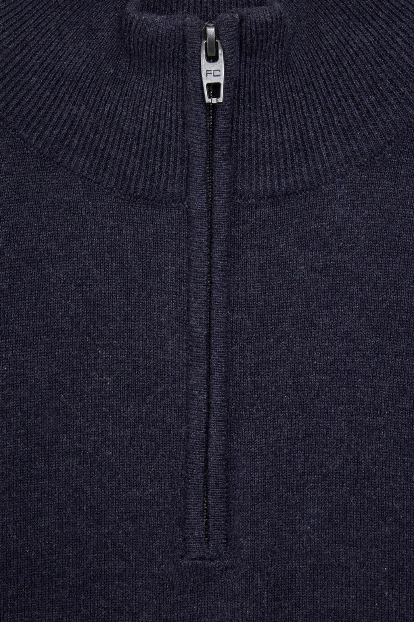 1/2 ZIP COTTON MARINE MEL 3
