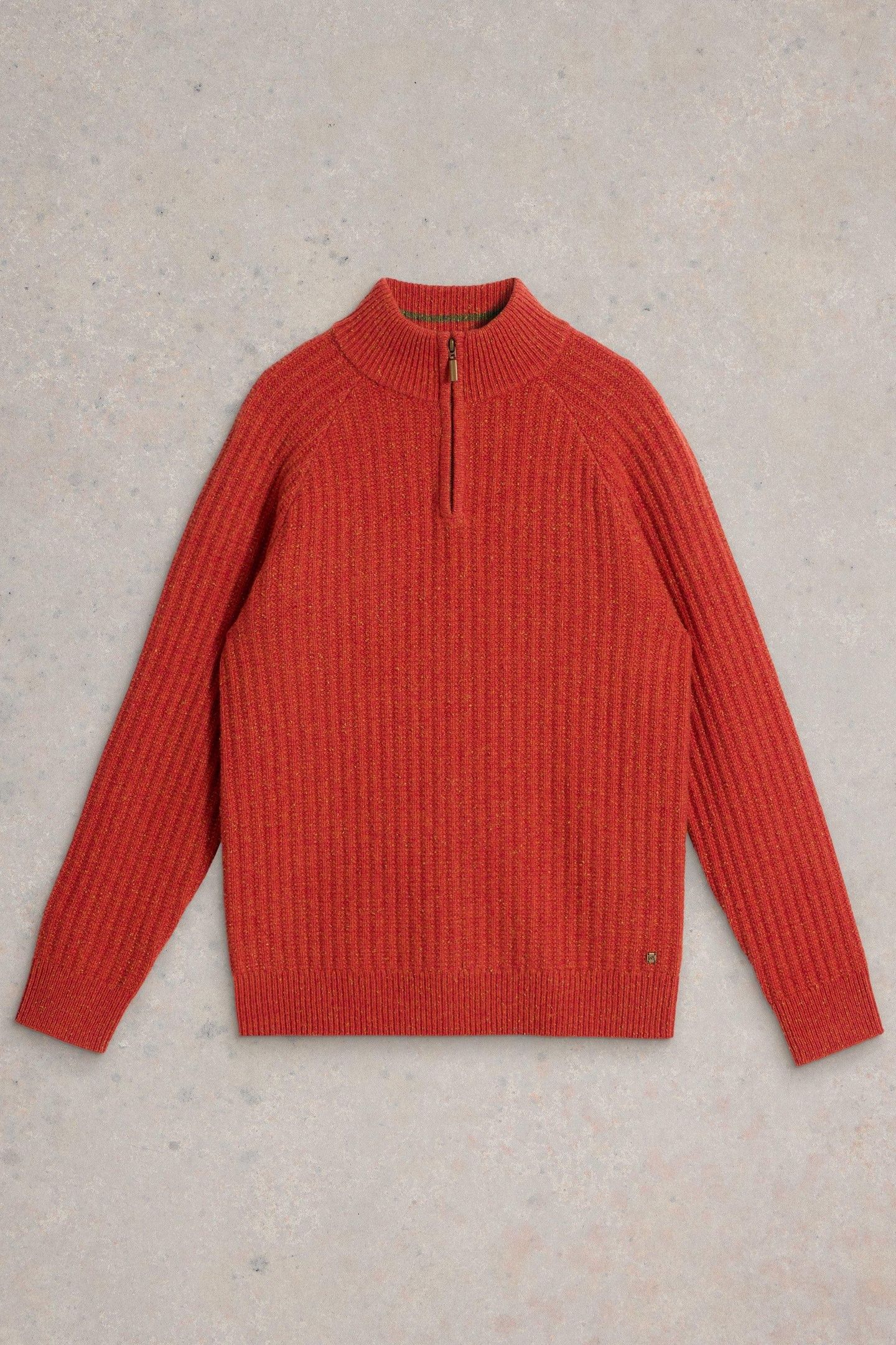 CHUNKY FUNNEL NECK JUMPER ORANGE MULTI 4