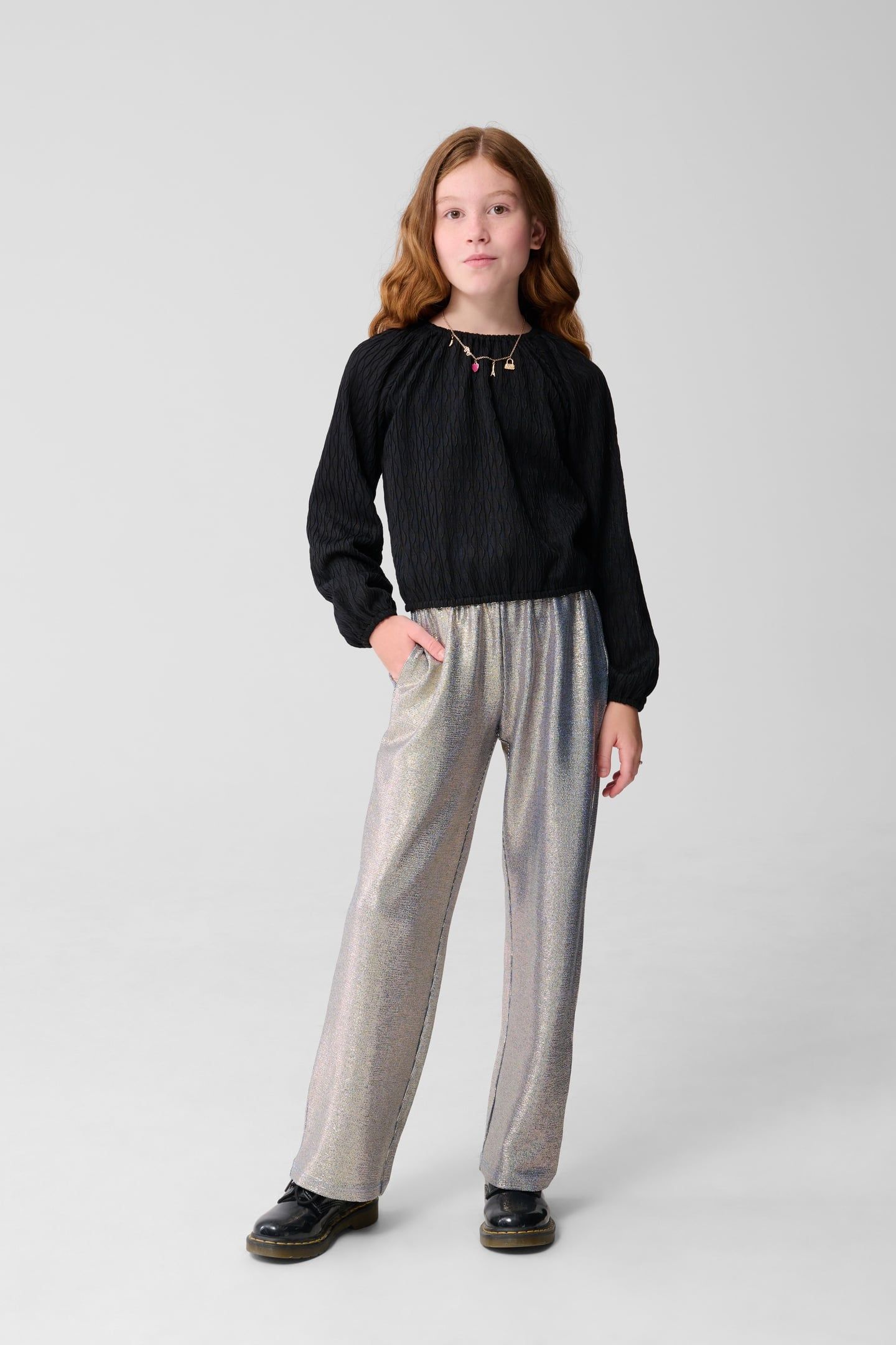 GAA-SBMETALLIC PANTS BLUE 1