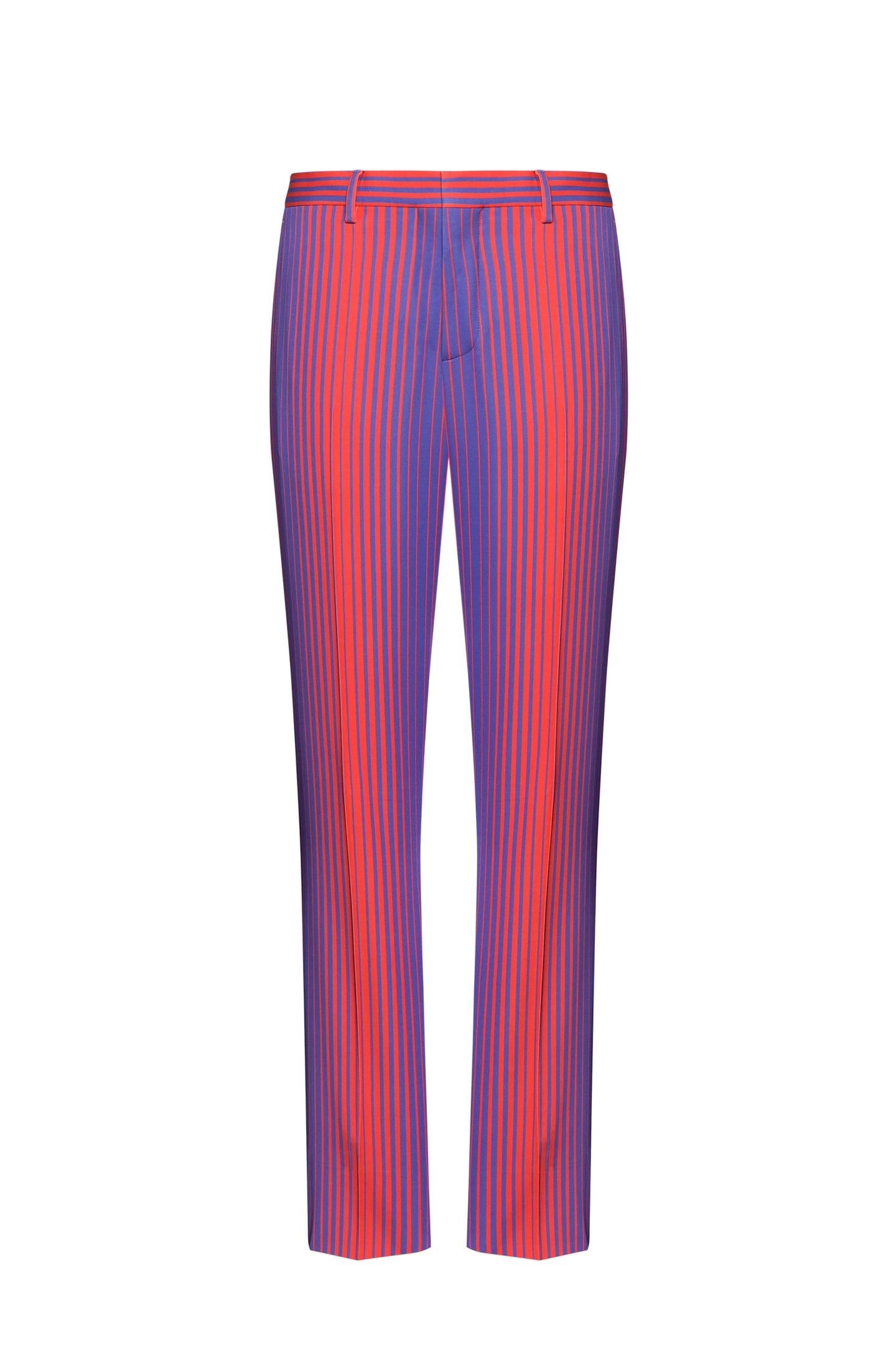 DEGRADÉ STRIPES SATIN TROUSERS BLUE 3