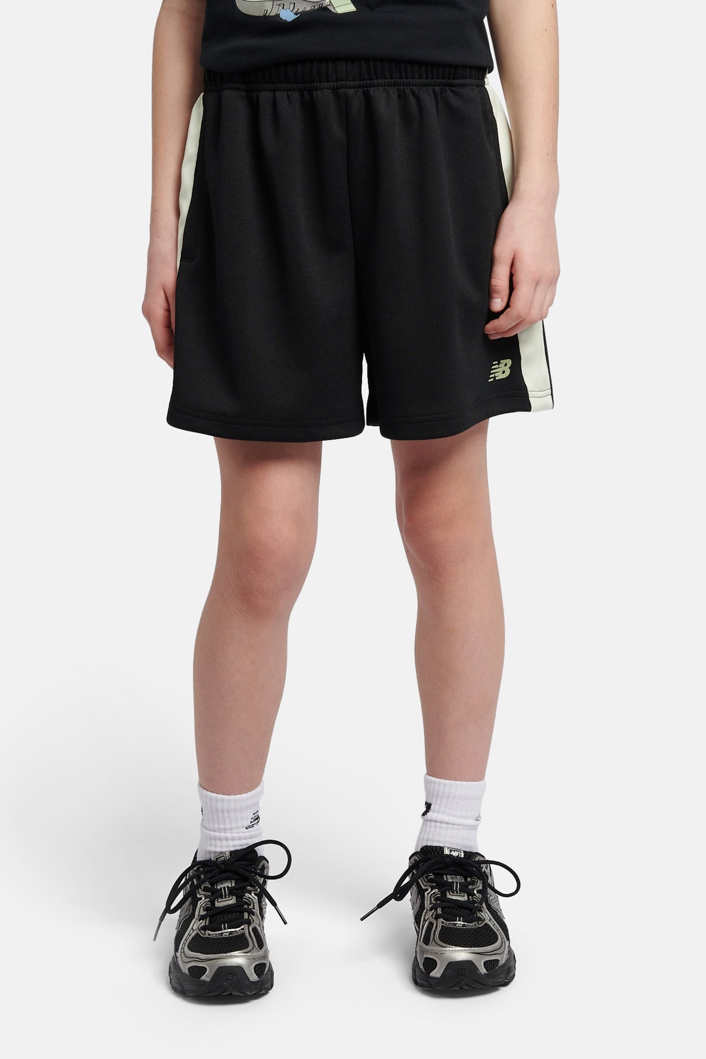 GIRLS SPORT TRACK SHORT BLACK 2