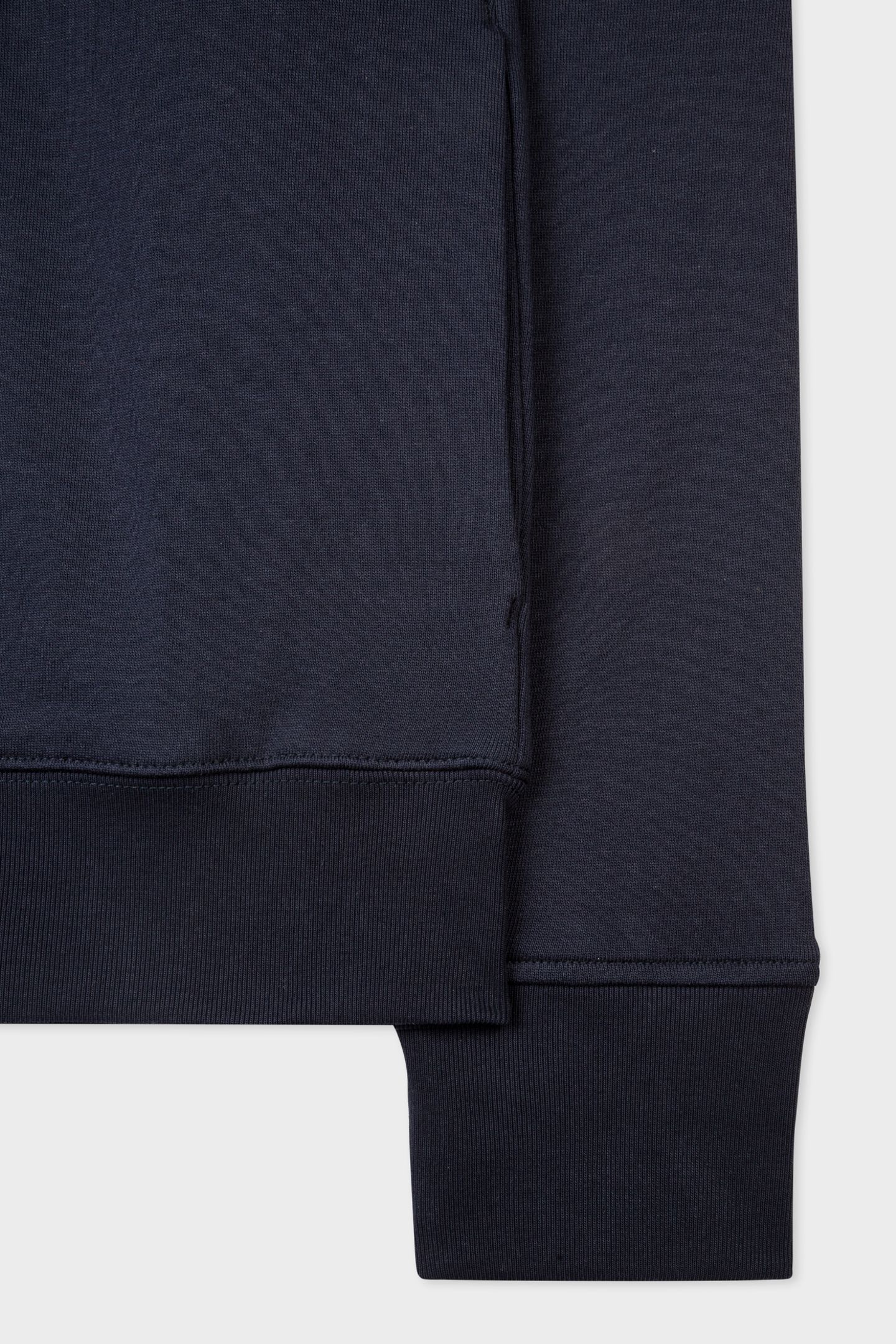 MENS REG FIT ZIP SWEAT ZEBRA VERY DARK NAVY 4