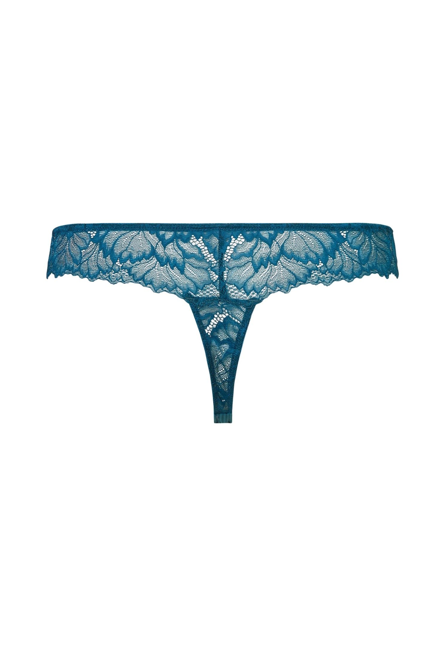 CO BO. THONG STRIPE LACE PINK LEO SHIMMER 1