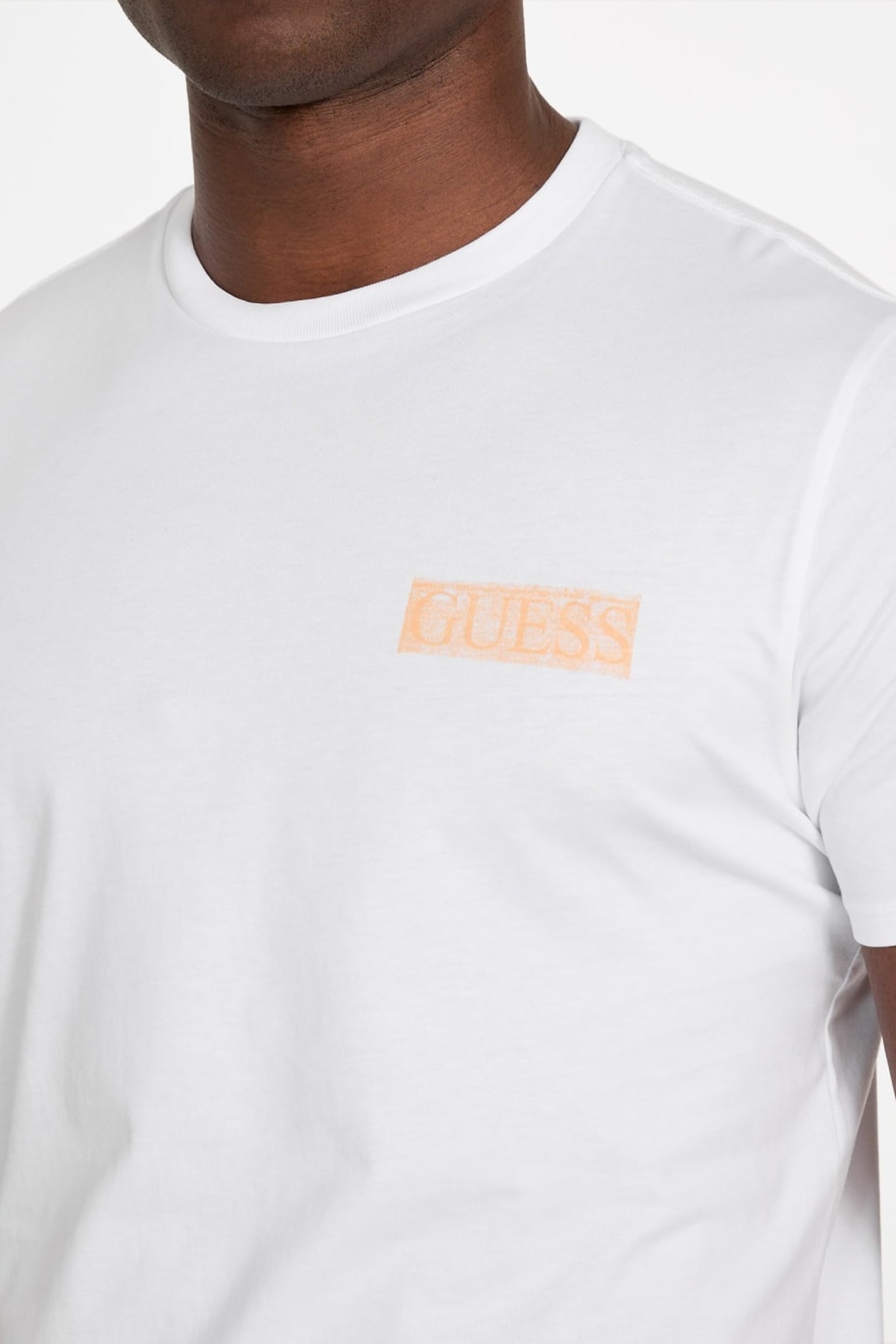 SS BSC PAINTERS TEE PURE WHITE/ENERGY PE 10
