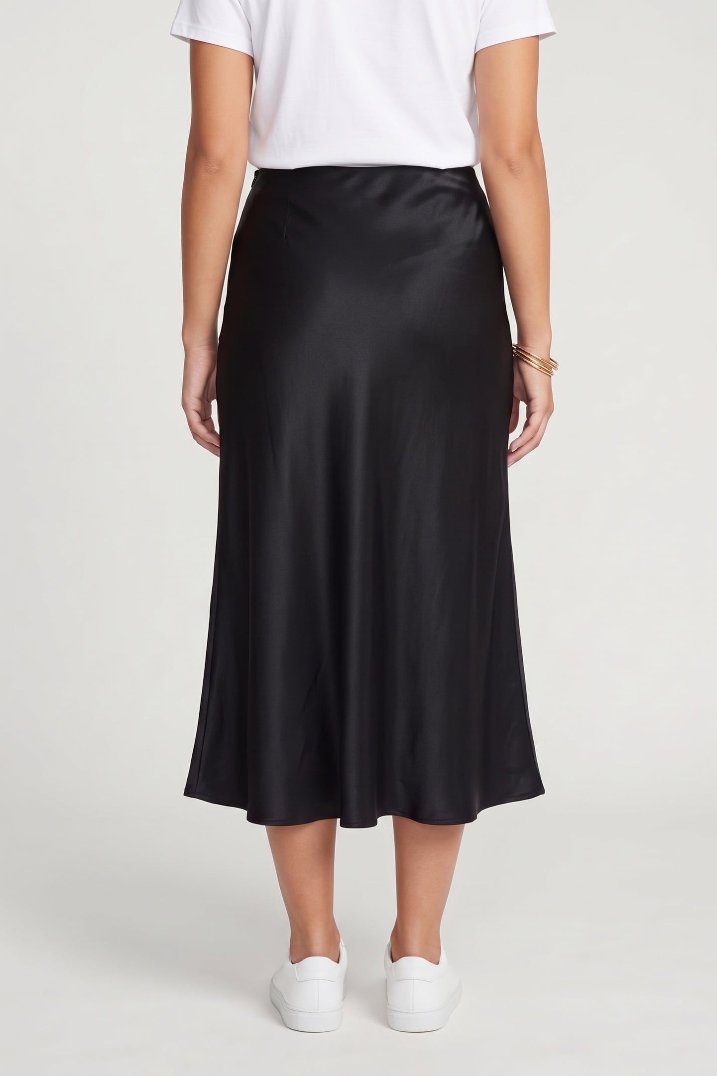 ES ALFRIDA SLIP SKIRT BLACK 2