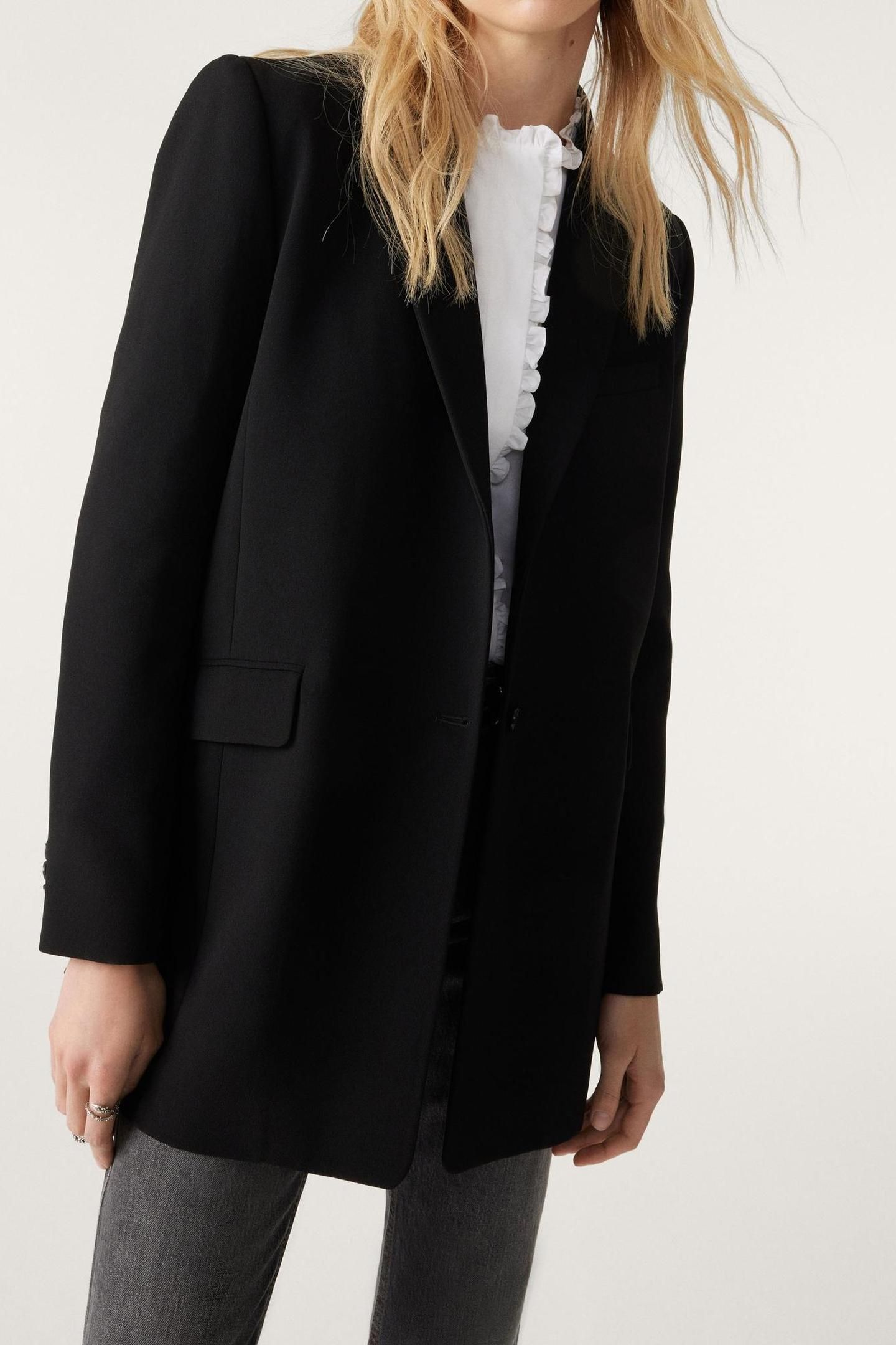 TAILORED BLAZER BLACK 1