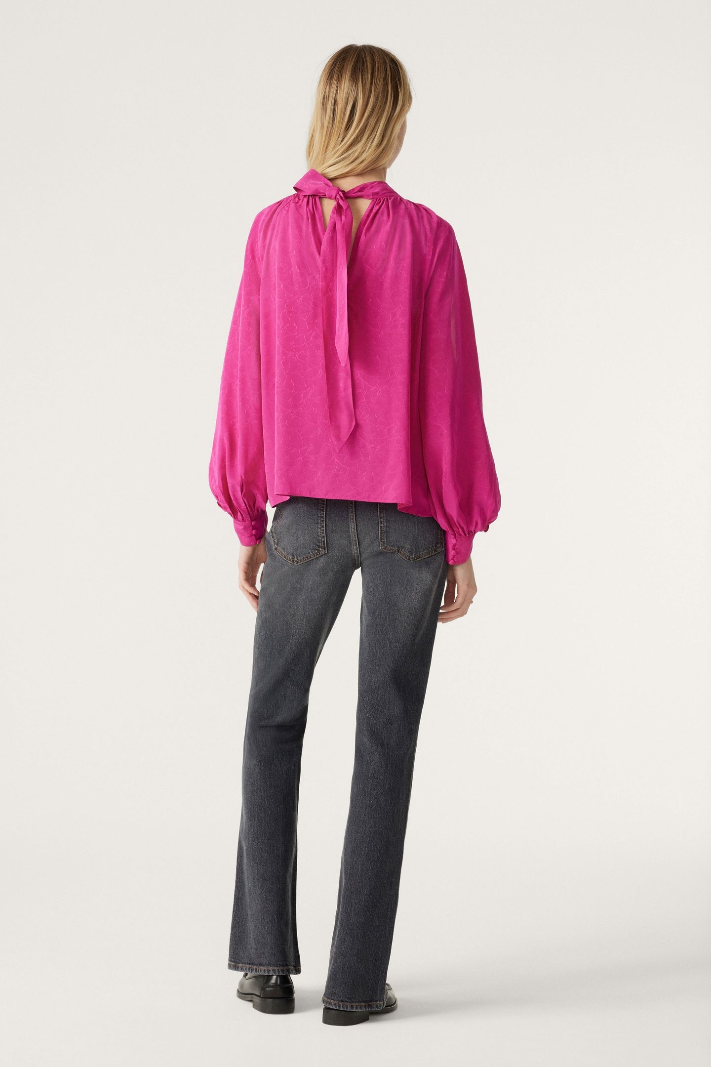 LONG SLEEVES TOP FUSHIA 2