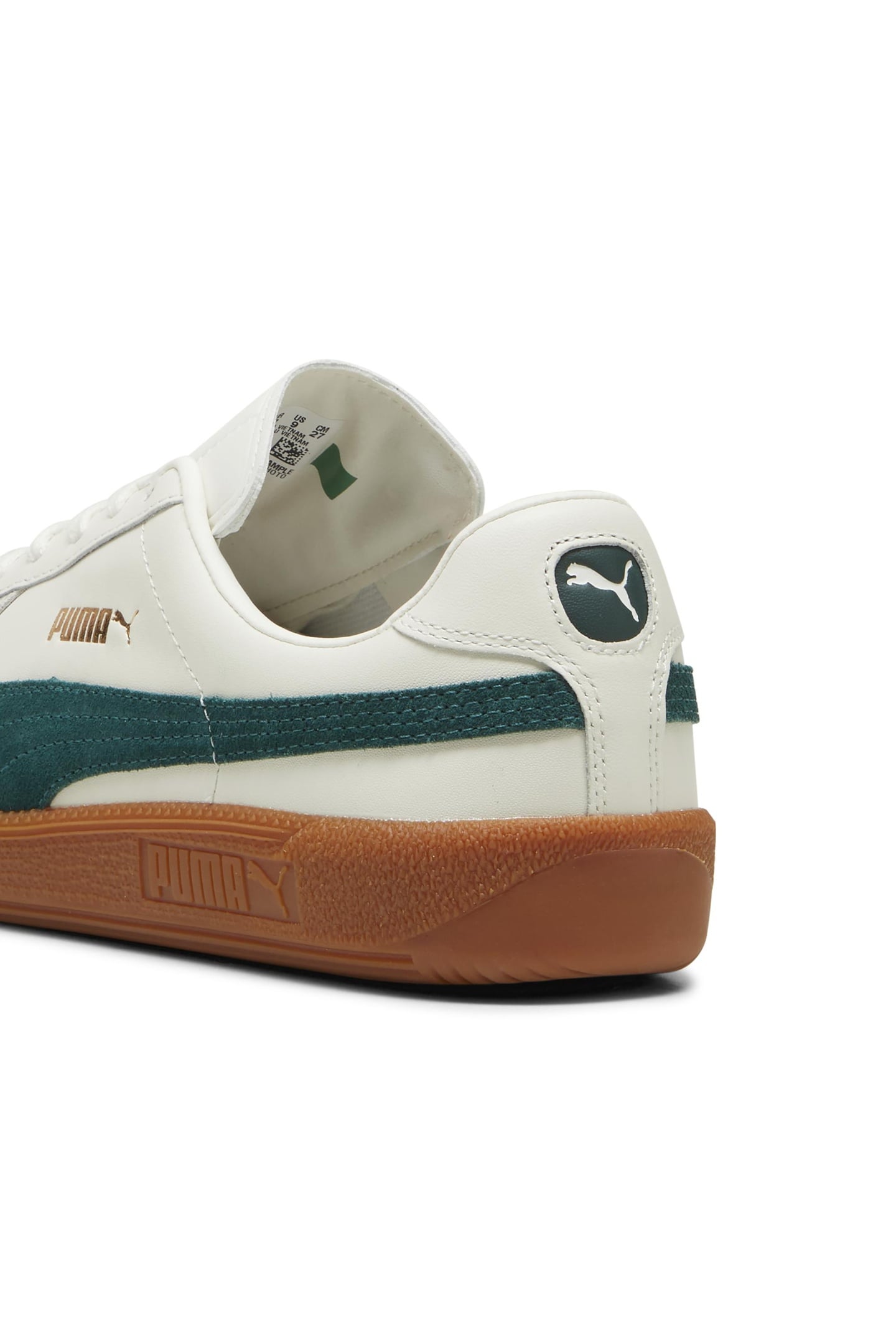 UNISEX ARMY TRAINER WARM WHITE-DARK MYRTLE 3