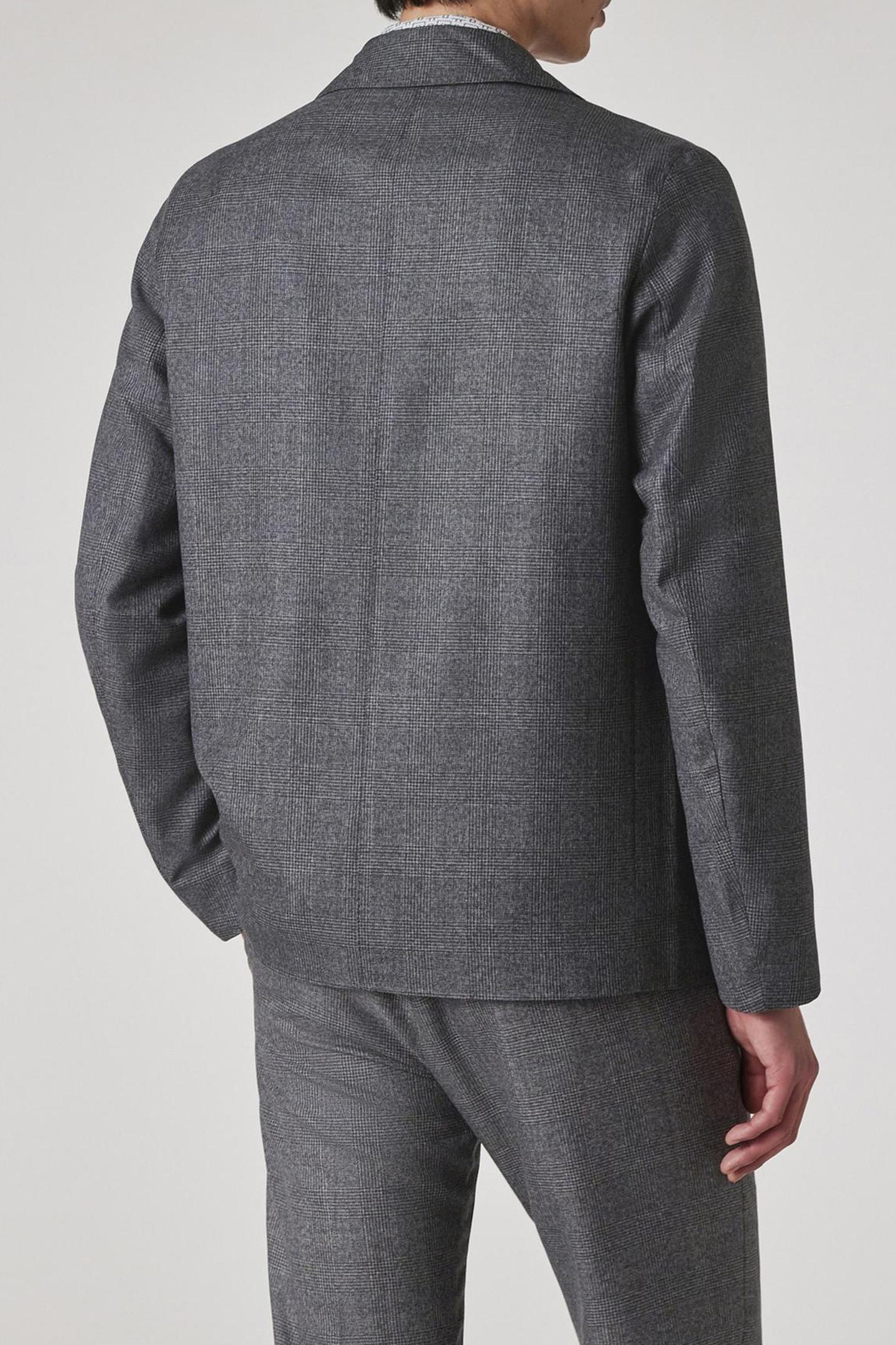 MENS 4BTN CASUAL JKT GREYISH BLUE 2