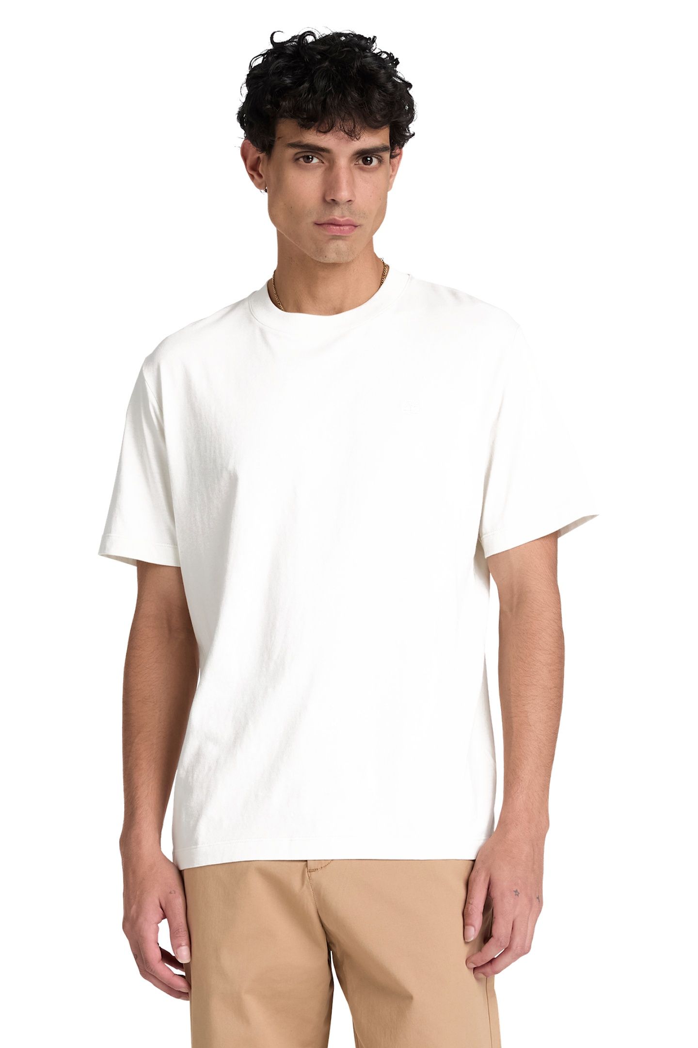 OYSTER RIVER CHEST LOGO SS TEE REG VINTAGE WHITE 1