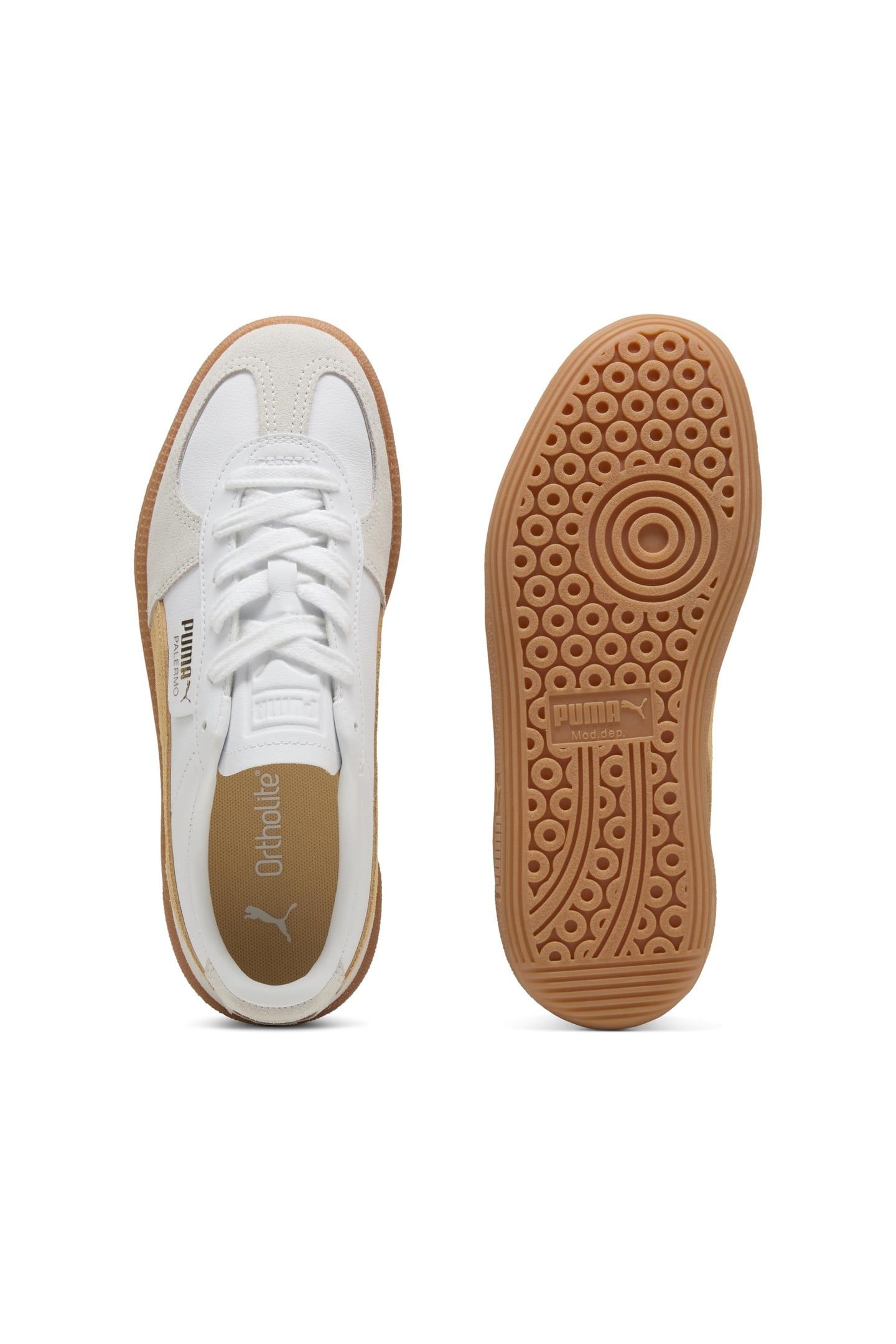 UNISEX PALERMO LTH WHITE-ALMOST APRICOT 5