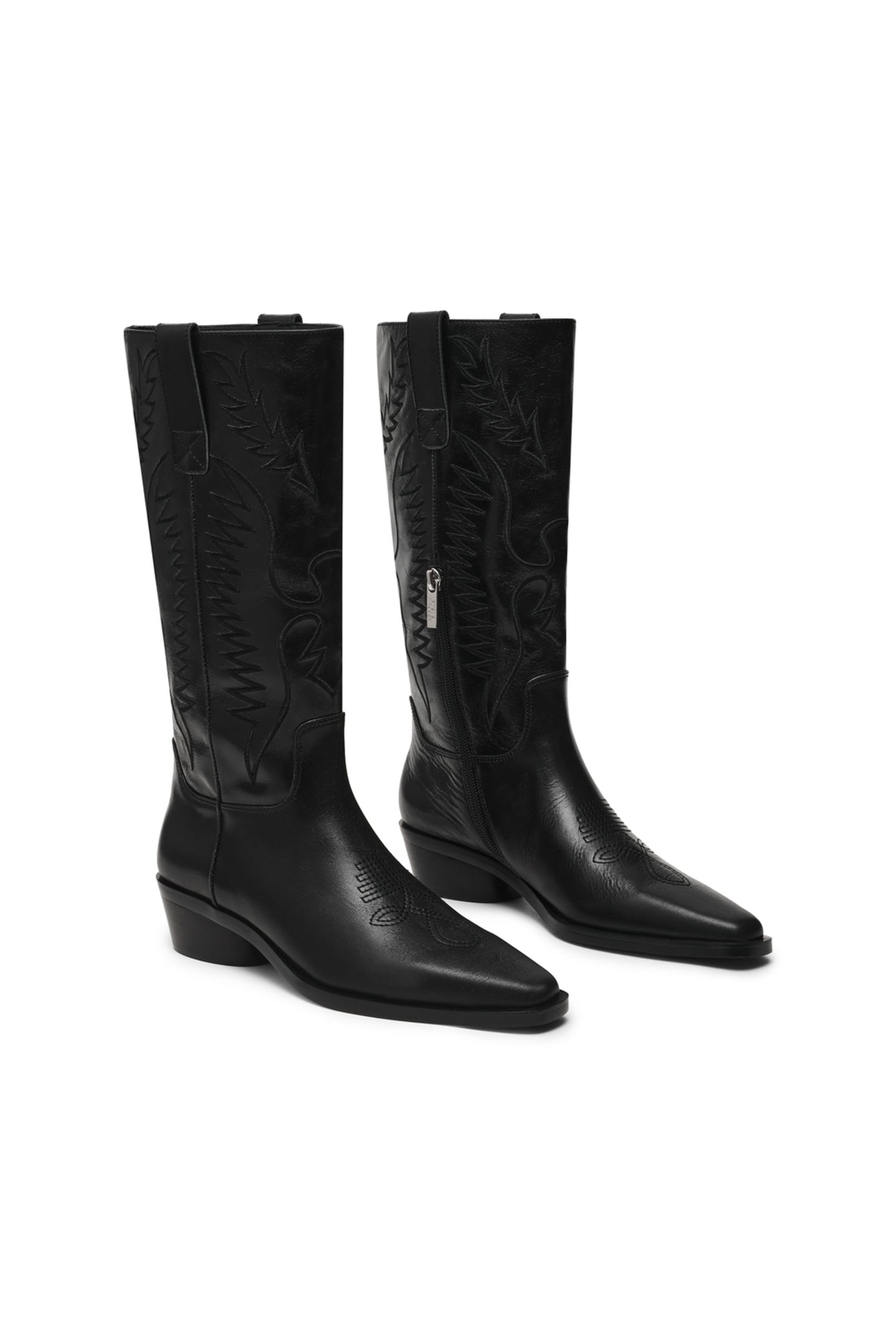 TREVI BOOTS BLACK LEATHER 3