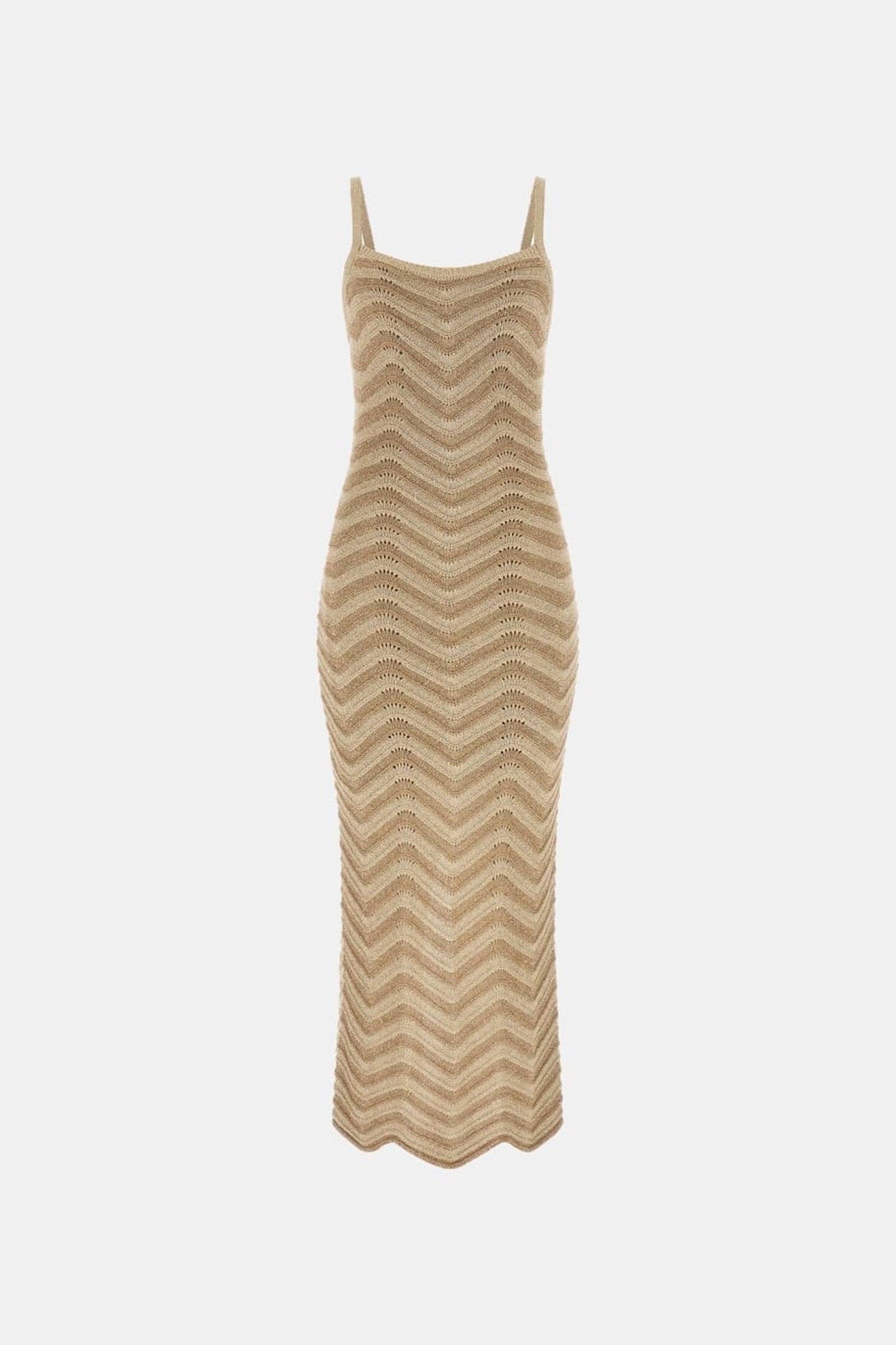 SL VERA CHEVRON LACE NATURAL/GOLD MULTI S 6
