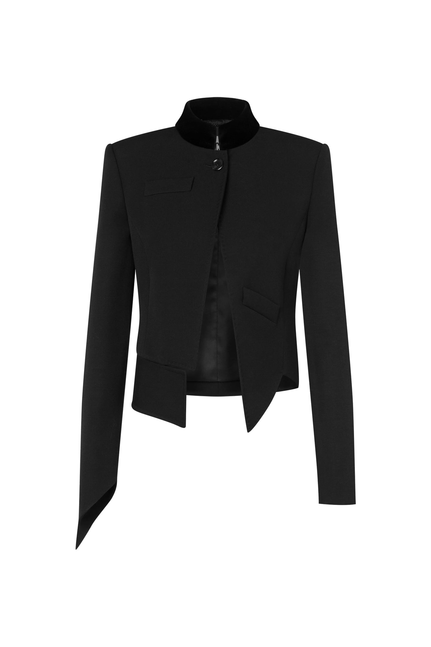 WOOL TWILL JACKET BLACK 3