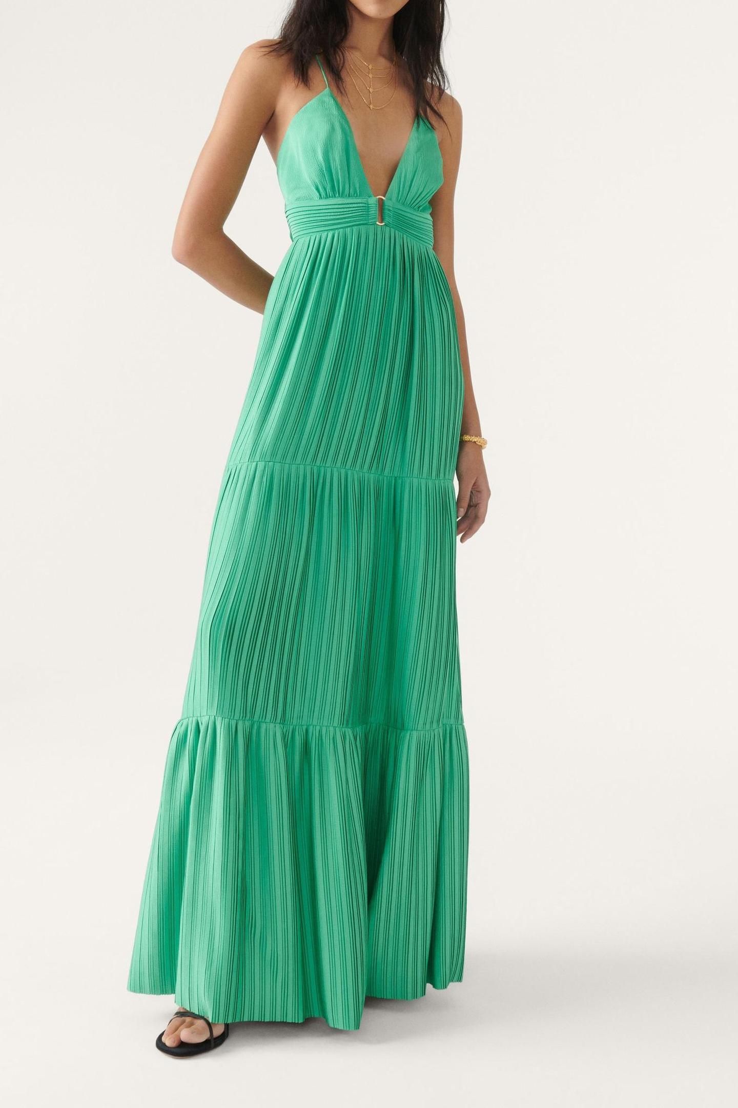 LONG DRESS VERT 1