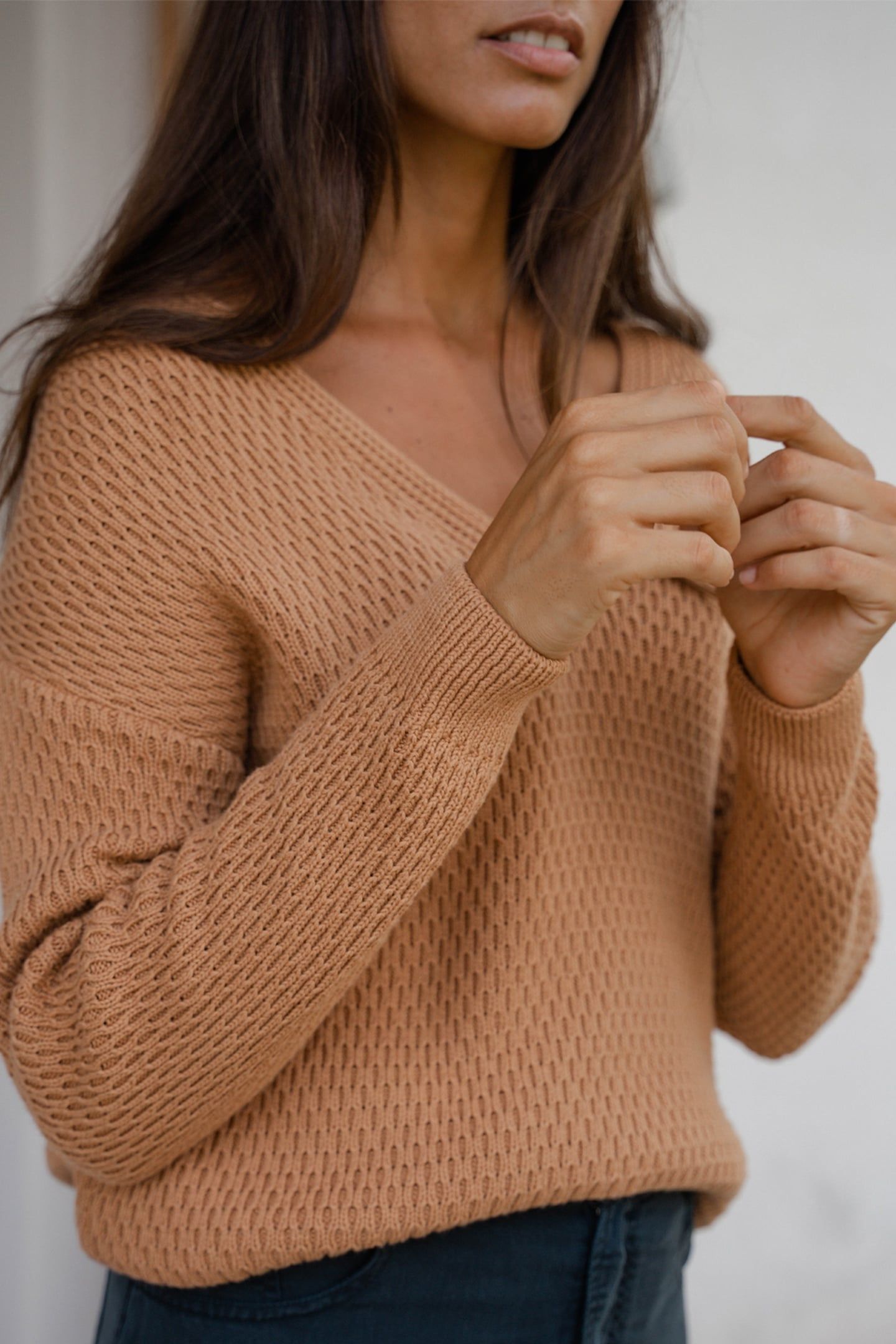 TAIPING KNIT DUSTY PEACH 6
