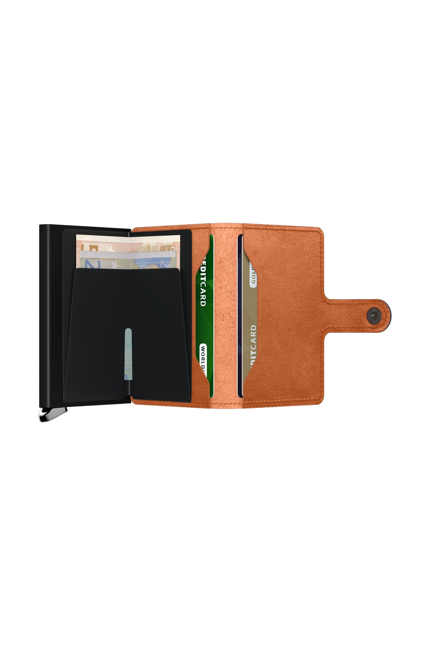 UNISEX MINIWALLET BASCO COGNAC 4