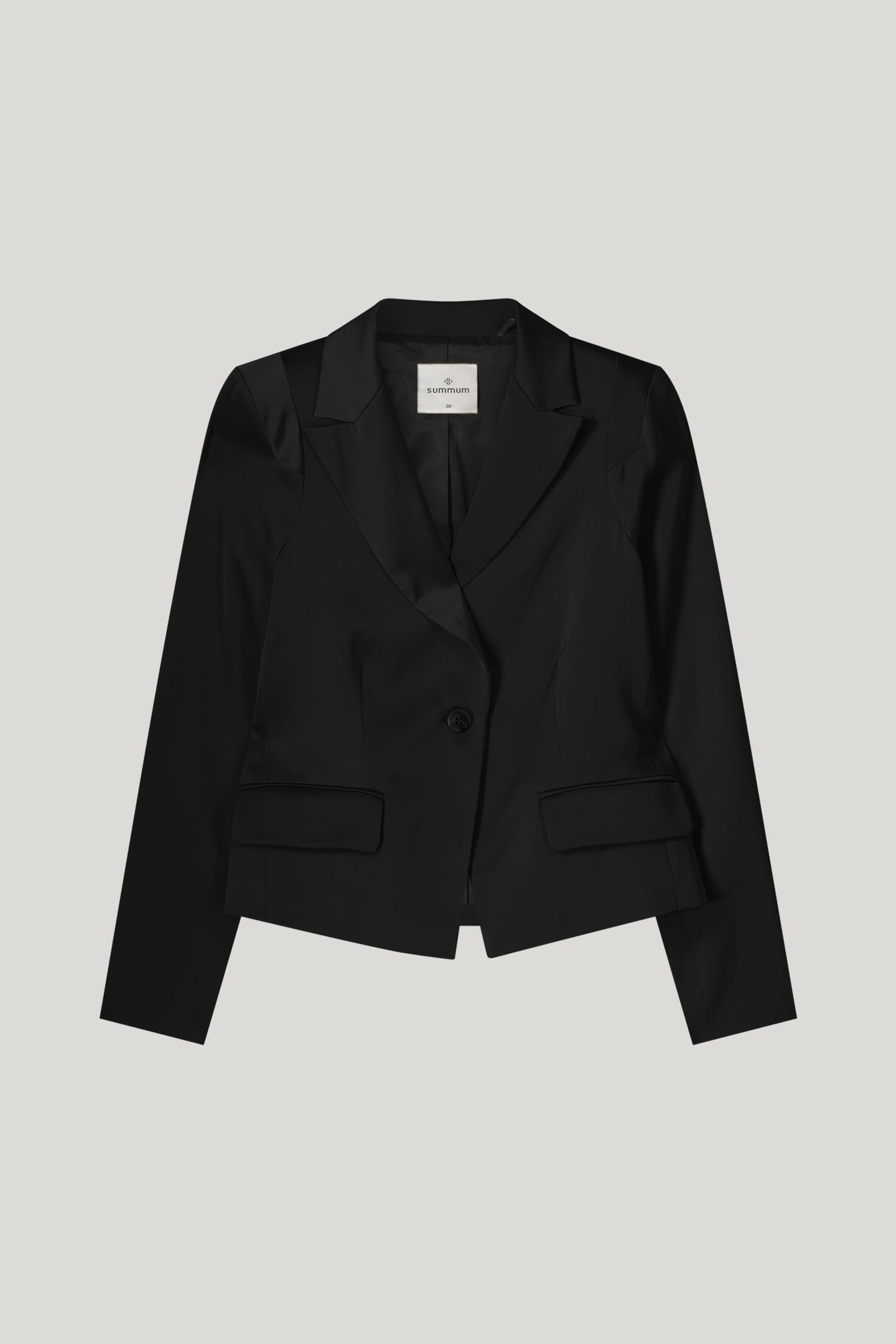 BLAZER CREPE VISCOSE BLEND BLACK 3