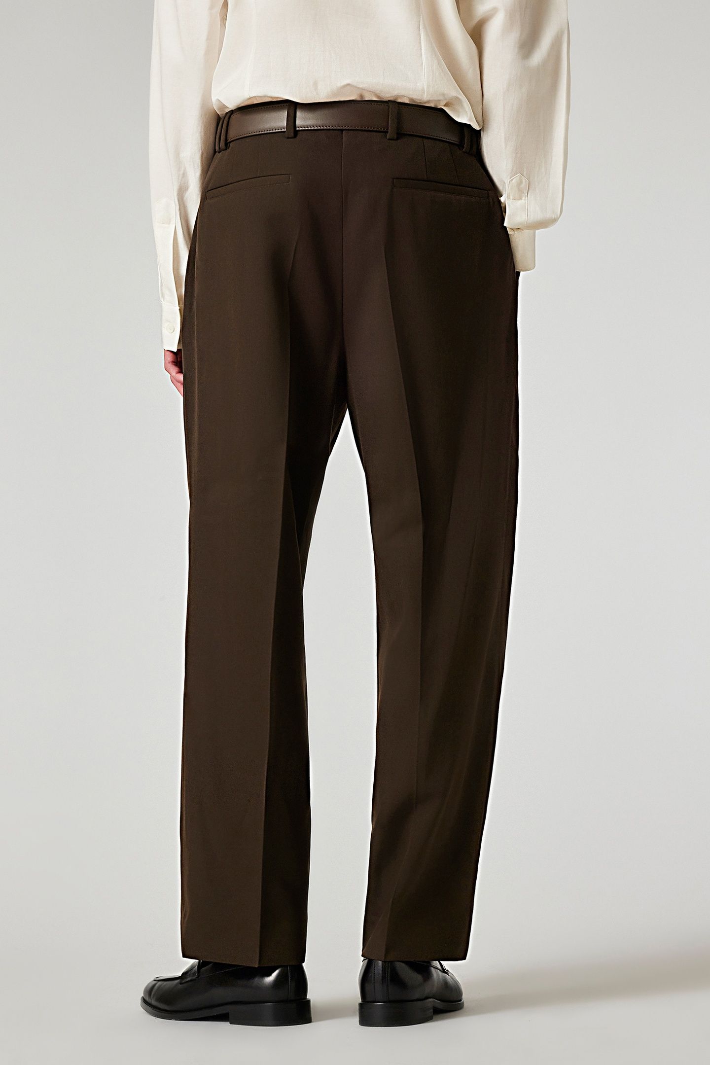 MENS TROUSER DARK BROWN 2