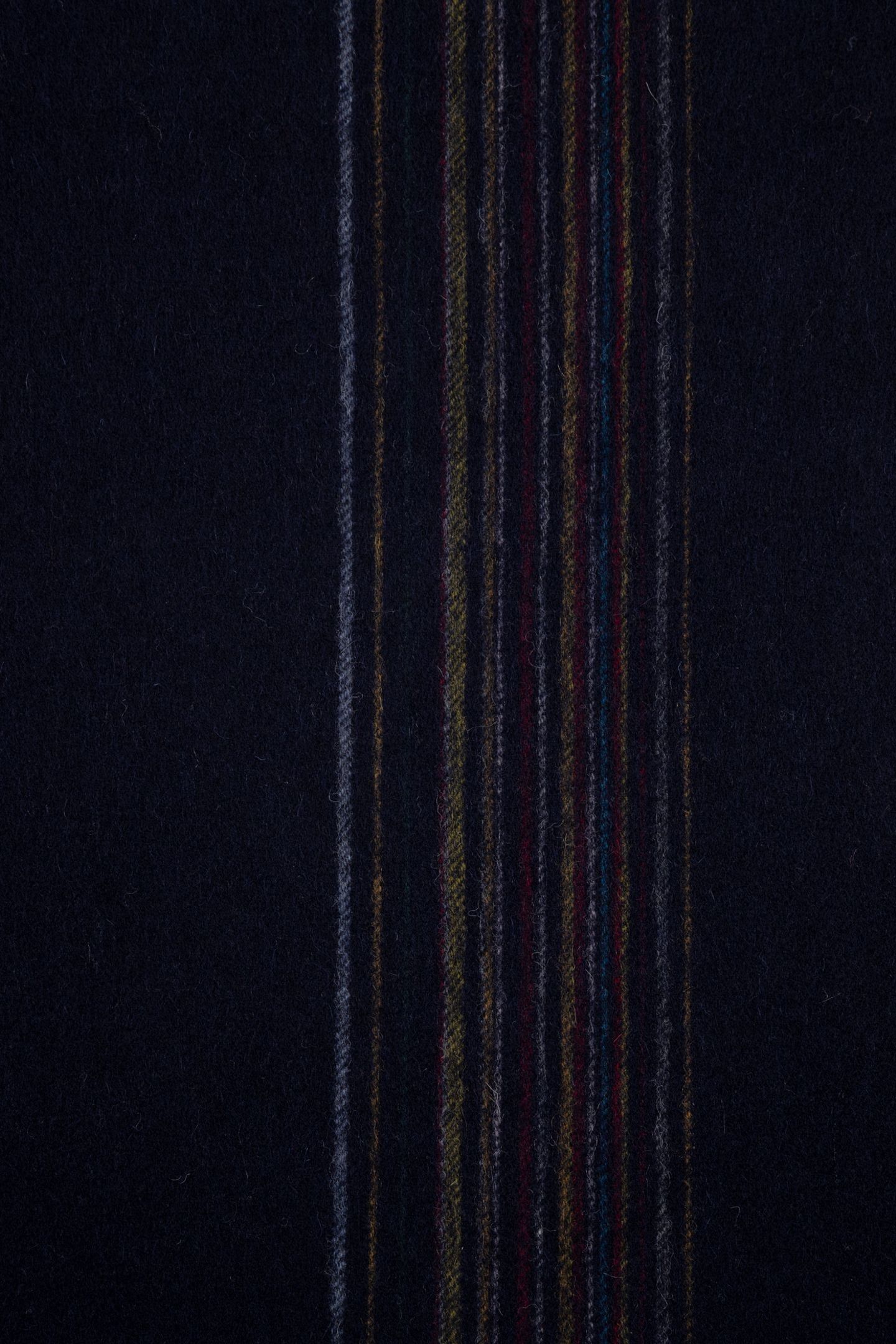 MEN SCARF OFFSET SIGNATR NAVY 8