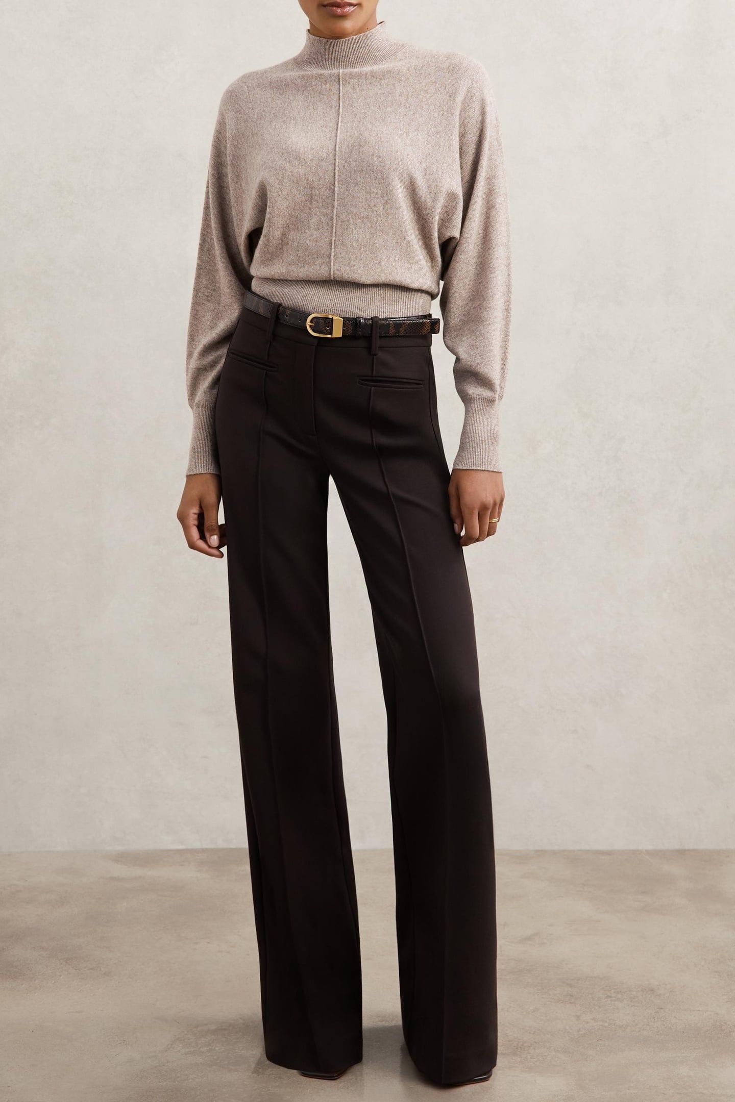 FUNNEL NECK JUMPER NEUTRAL 4