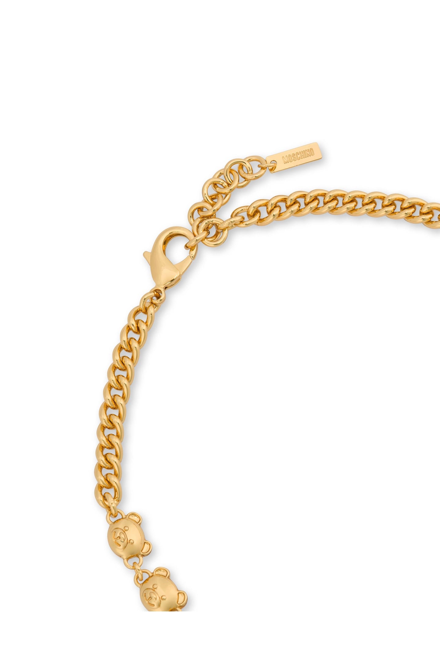 MOSCHINO TEDDY BEAR NECKLACE GOLD 3