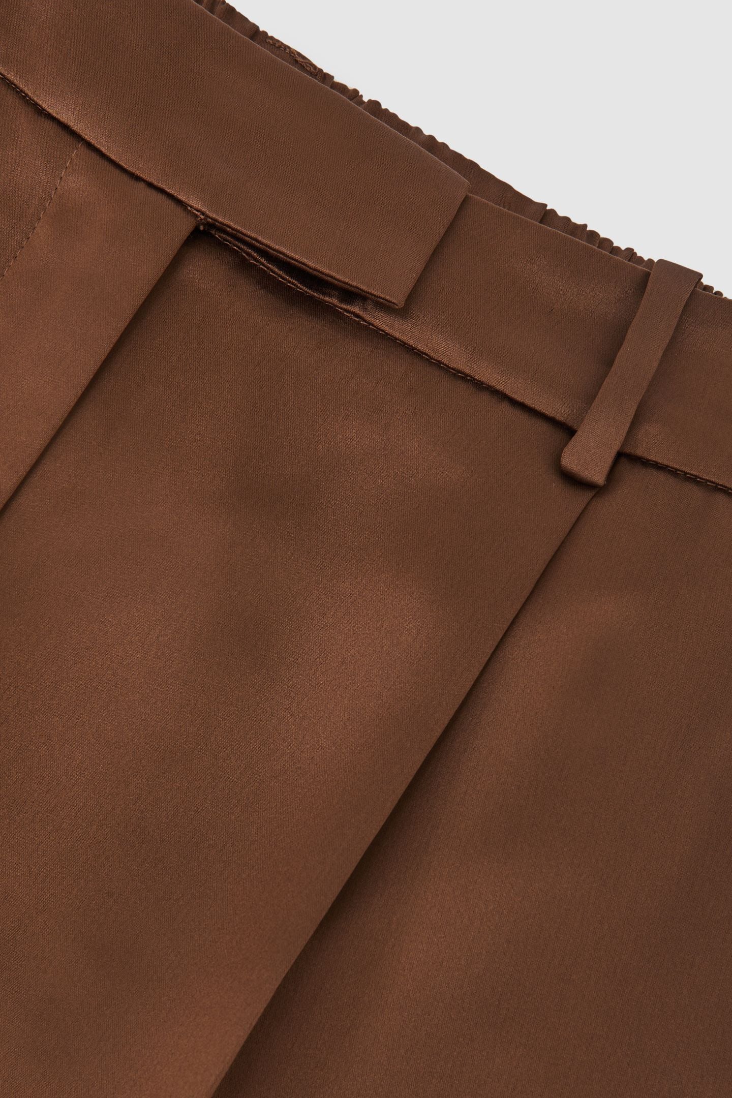SATIN TAPER TROUSER BRONZE 5