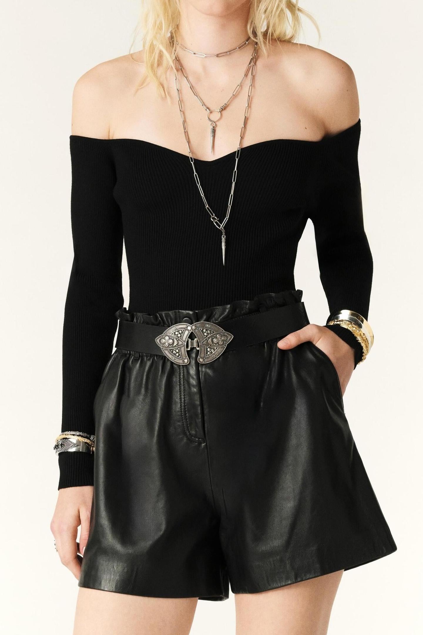 LONG SLEEVES KNIT BLACK 1