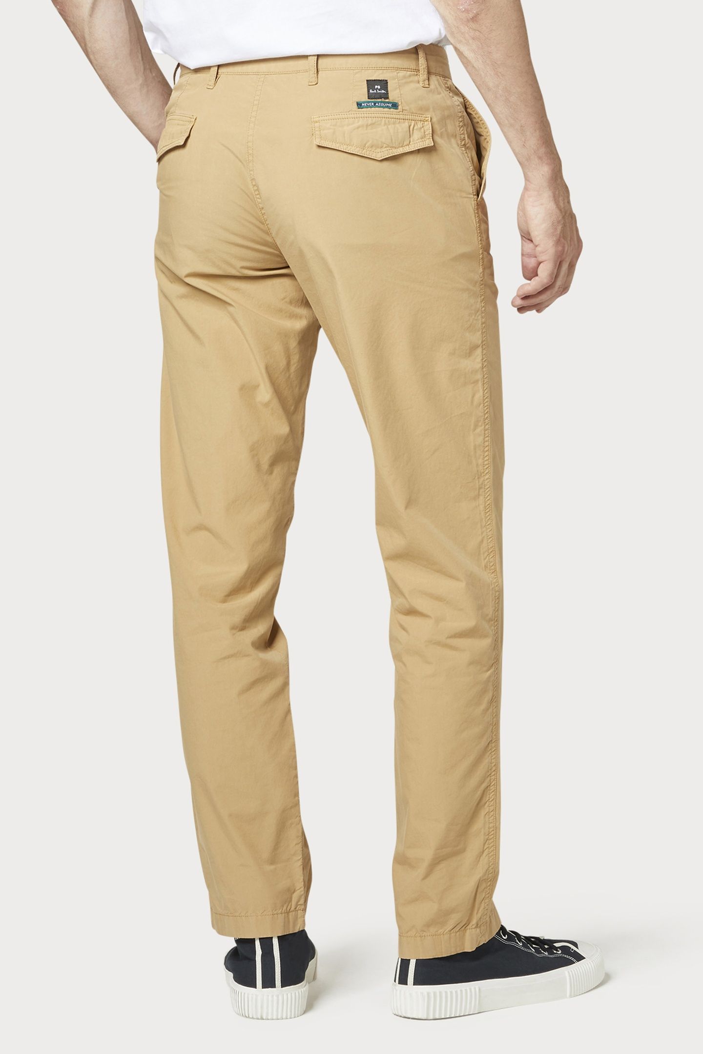 MENS TAPERED FIT CHINO TAN 2