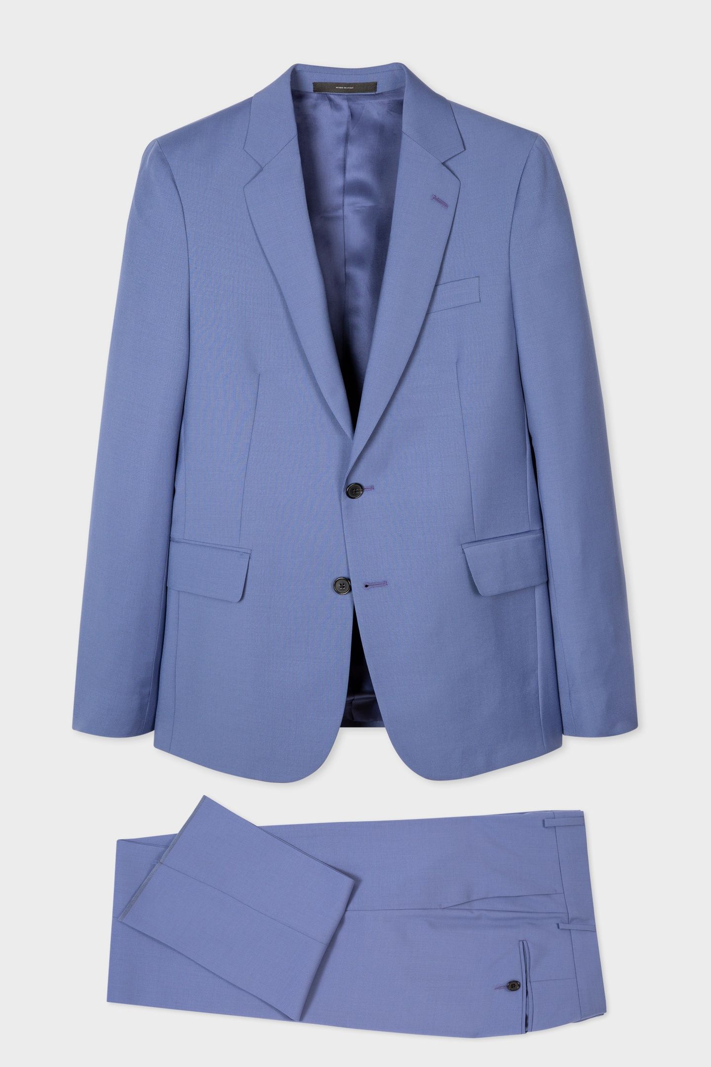 GENTS 2 BUTTON SUIT LIGHT PURPLE 1