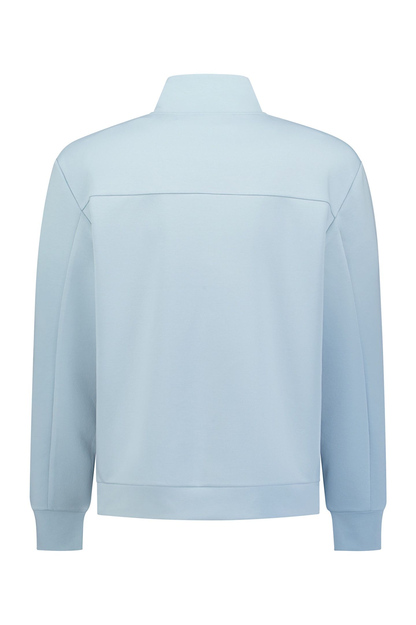 SWEATER HALF ZIP DUSTY BLUE 3