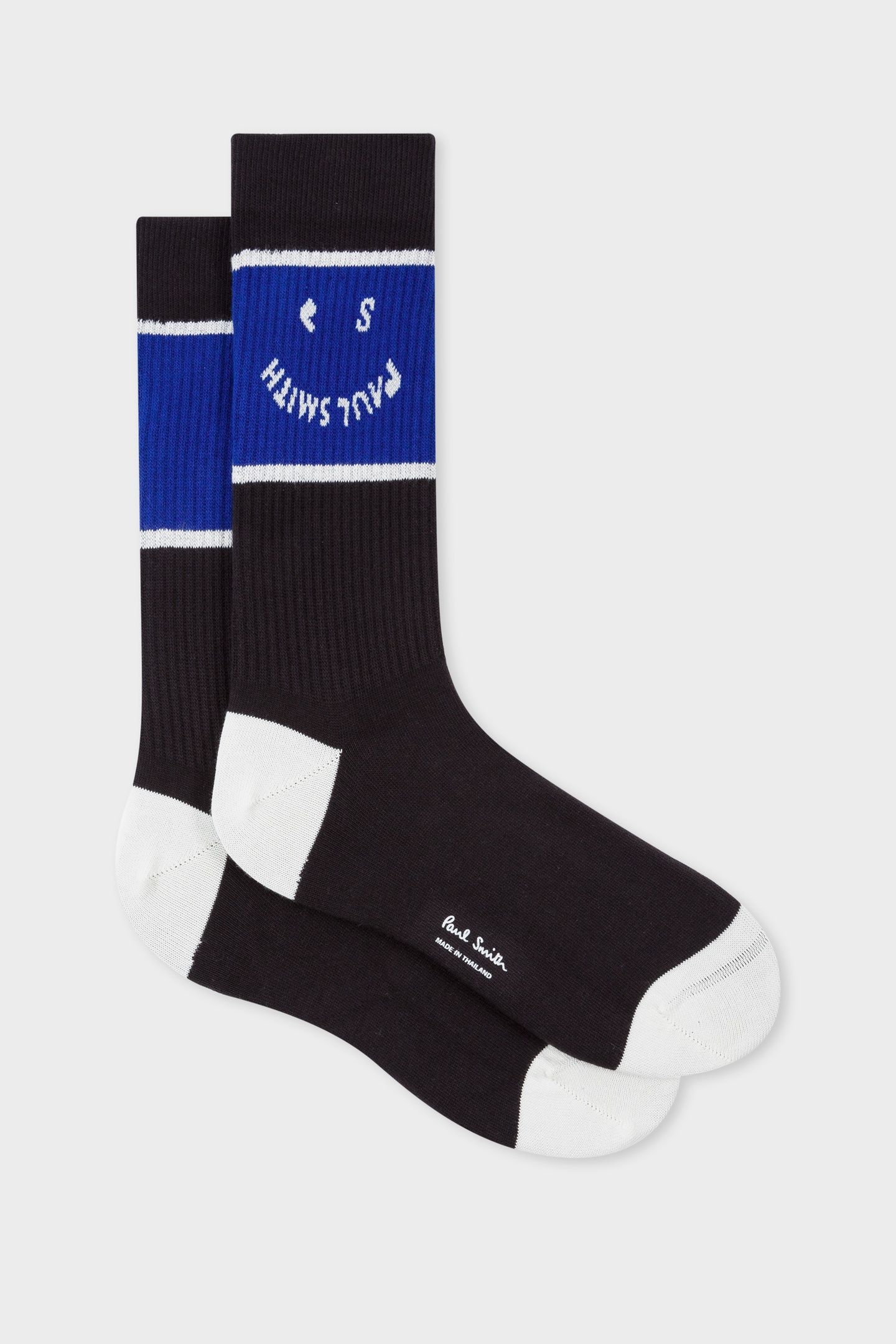 MEN SOCK HAPPY BLACK 2