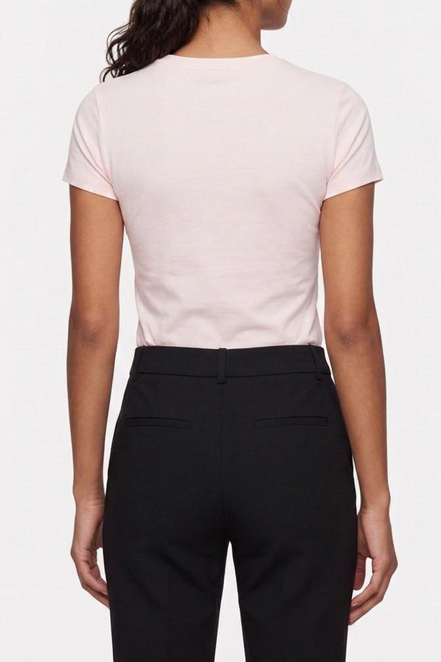 SS LOGO HOT FIX TEE LOW KEY PINK 2